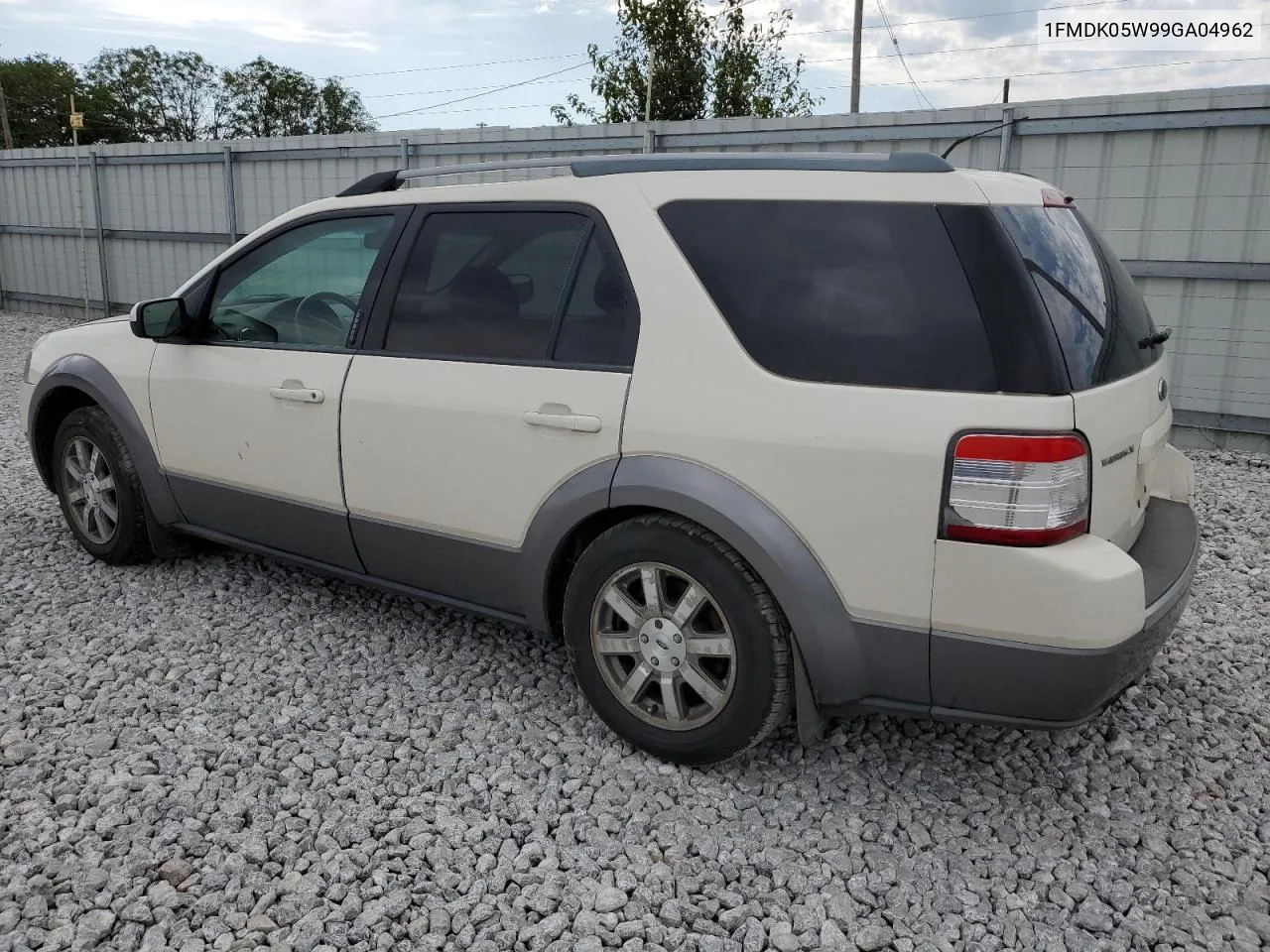 2009 Ford Taurus X Sel VIN: 1FMDK05W99GA04962 Lot: 68455804