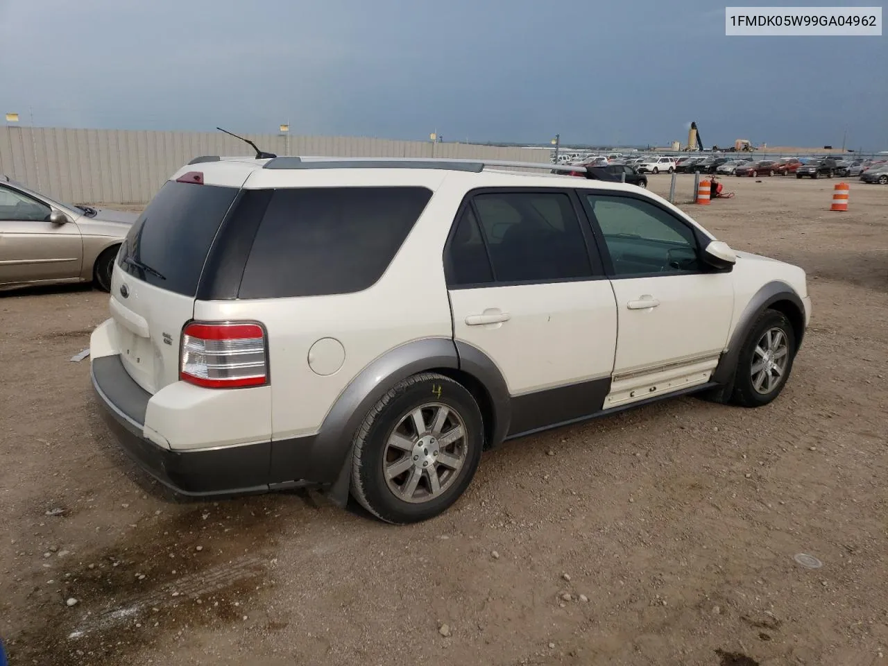 2009 Ford Taurus X Sel VIN: 1FMDK05W99GA04962 Lot: 68455804