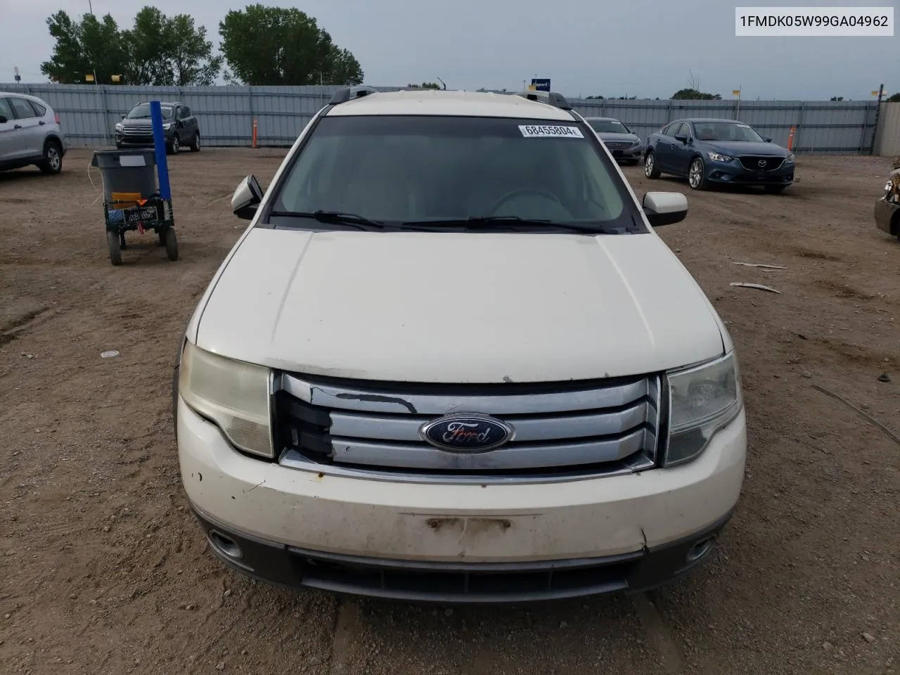 2009 Ford Taurus X Sel VIN: 1FMDK05W99GA04962 Lot: 68455804