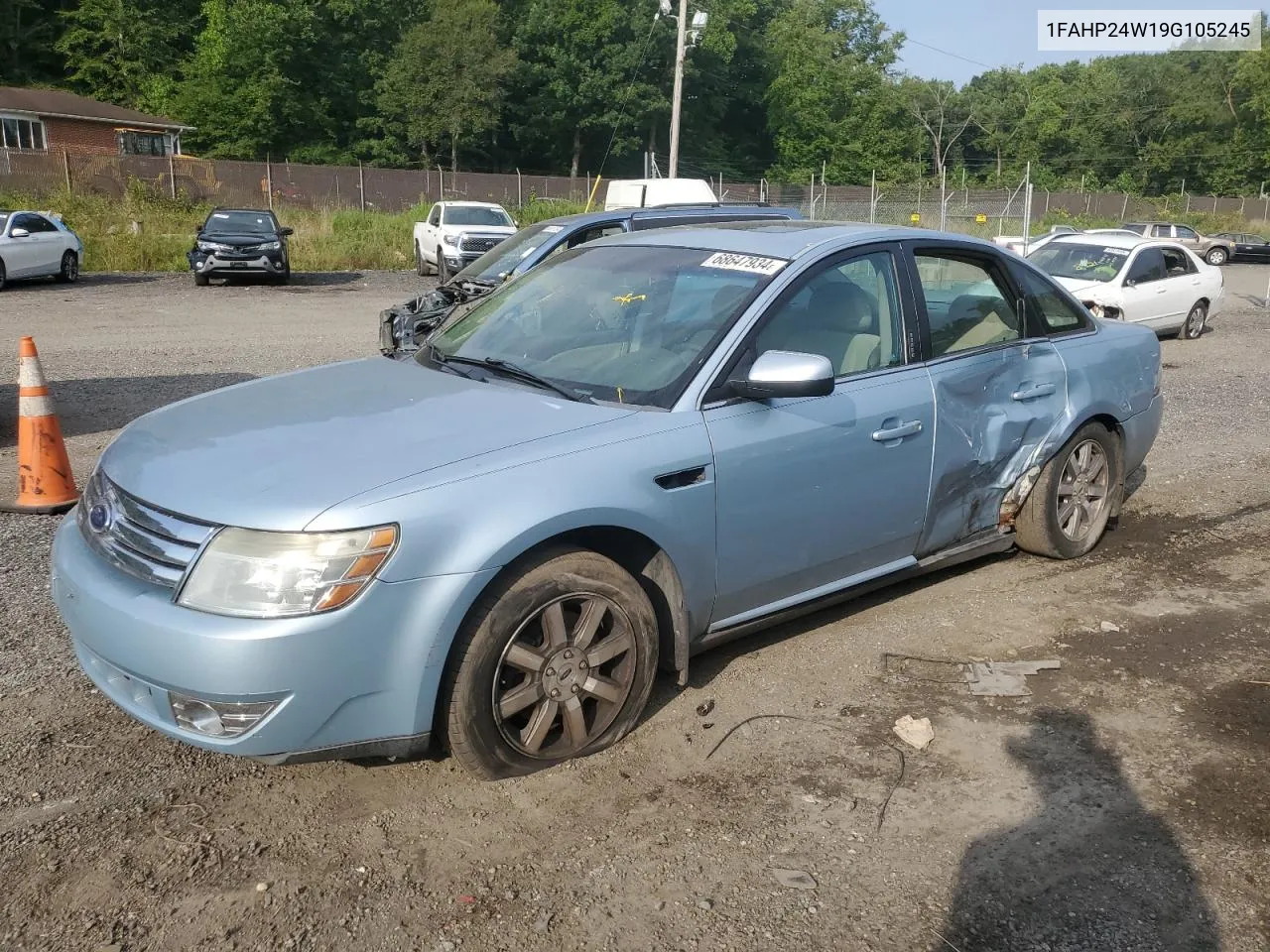 2009 Ford Taurus Sel VIN: 1FAHP24W19G105245 Lot: 68647934