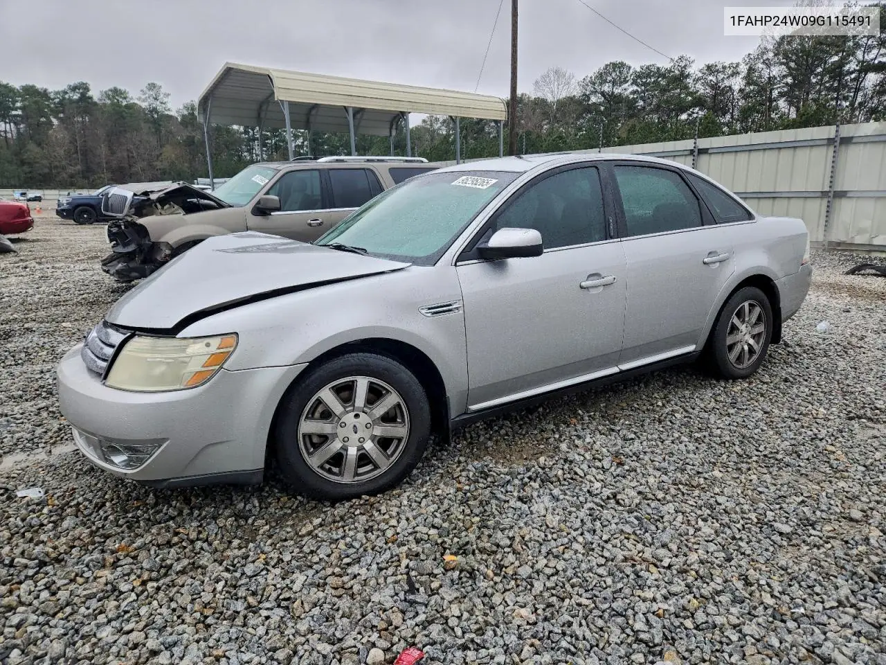 1FAHP24W09G115491 2009 Ford Taurus Sel