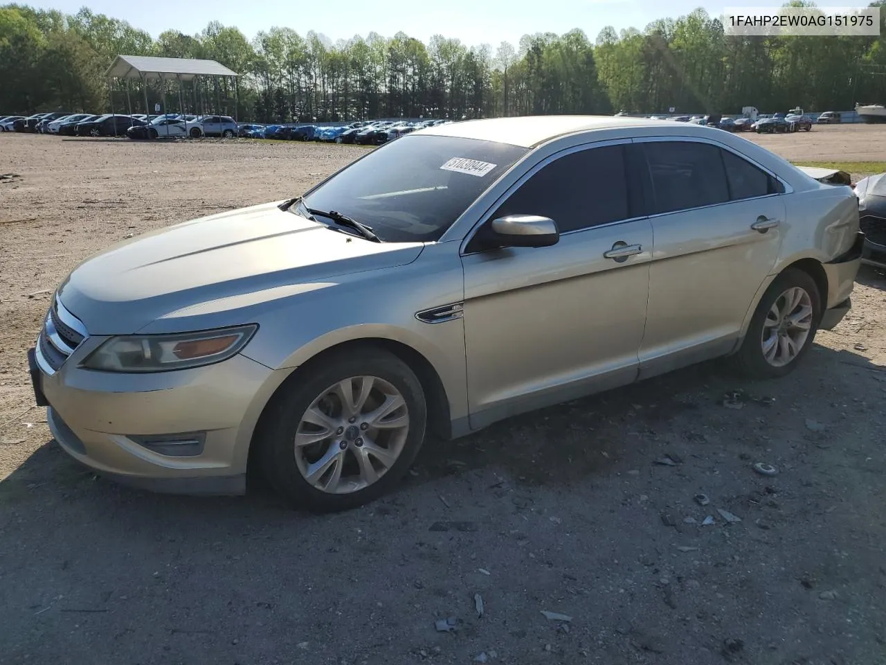 2010 Ford Taurus Sel VIN: 1FAHP2EW0AG151975 Lot: 51030944