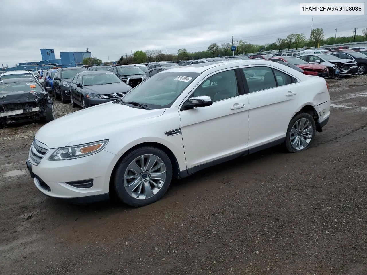 2010 Ford Taurus Limited VIN: 1FAHP2FW9AG108038 Lot: 51974804