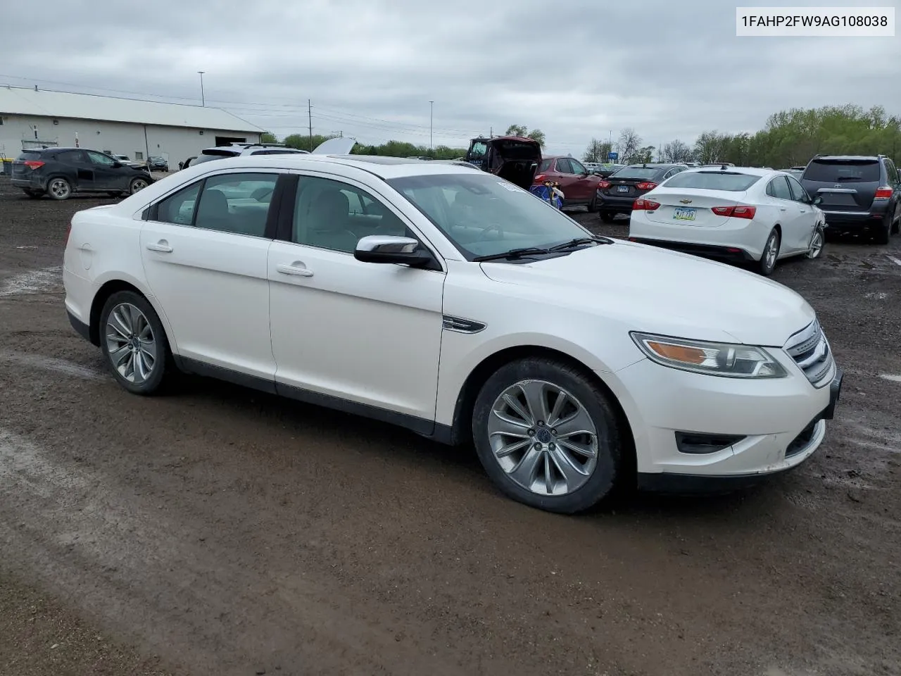 2010 Ford Taurus Limited VIN: 1FAHP2FW9AG108038 Lot: 51974804