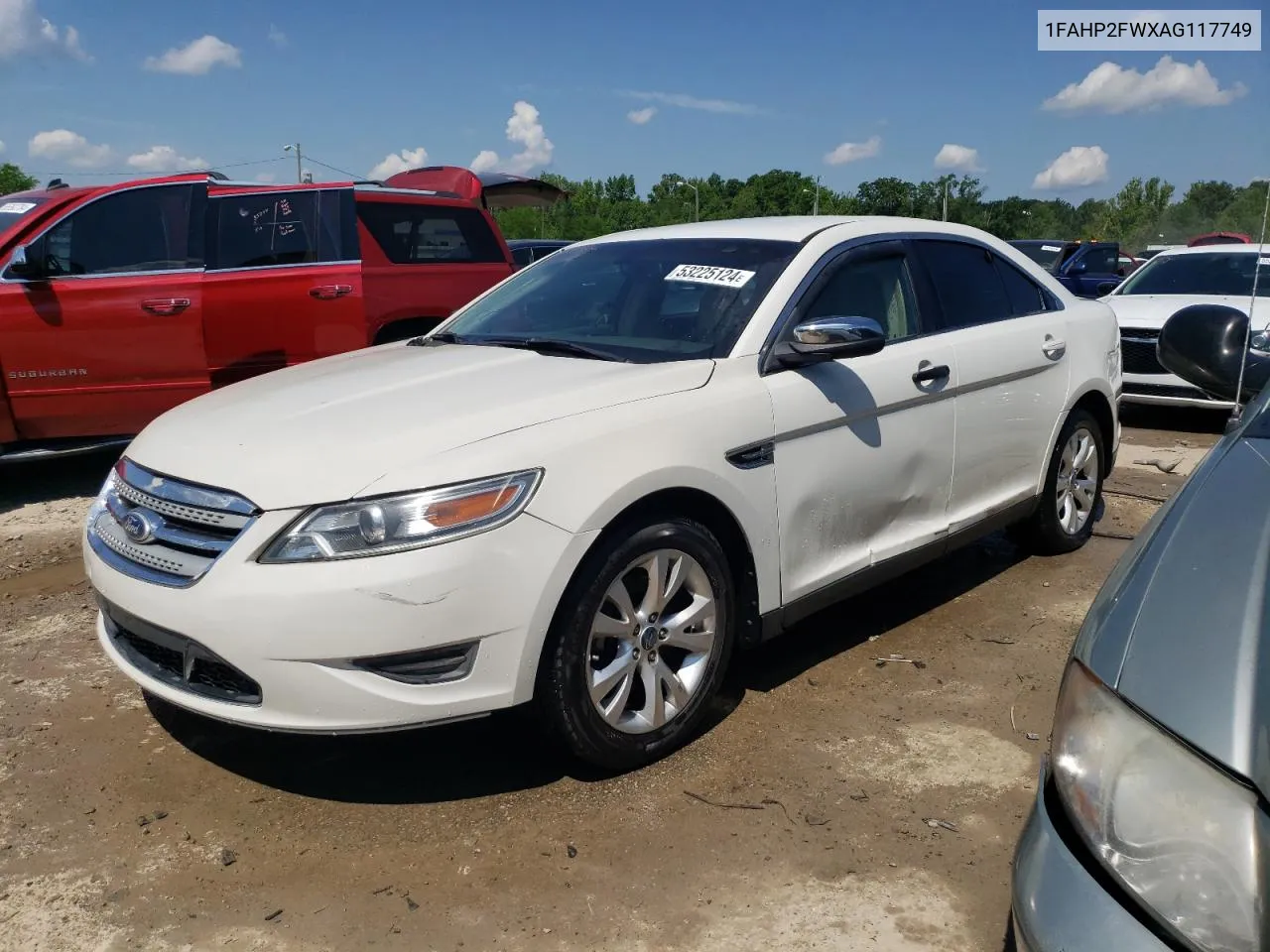 2010 Ford Taurus Limited VIN: 1FAHP2FWXAG117749 Lot: 53225124