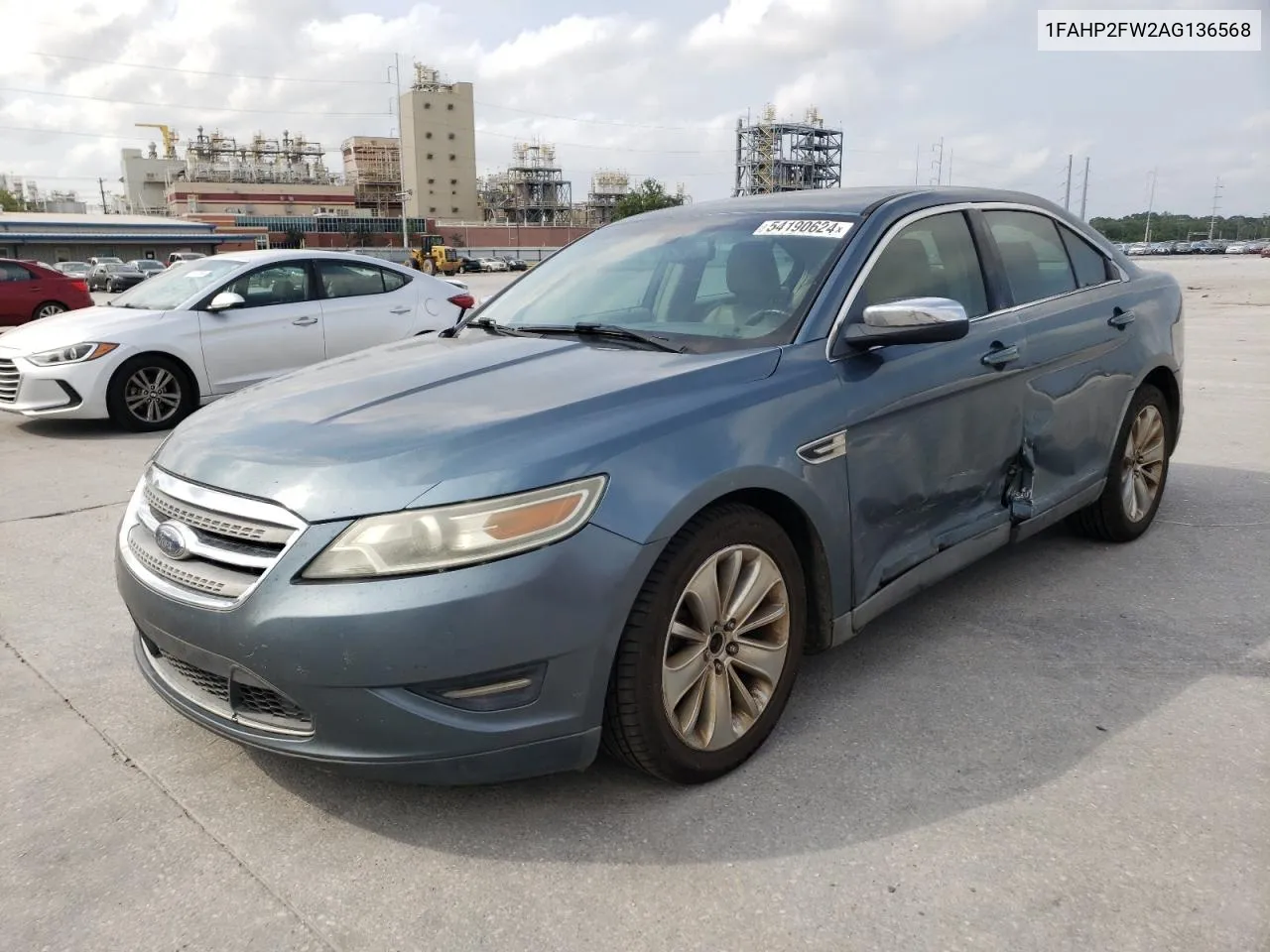 2010 Ford Taurus Limited VIN: 1FAHP2FW2AG136568 Lot: 54190624