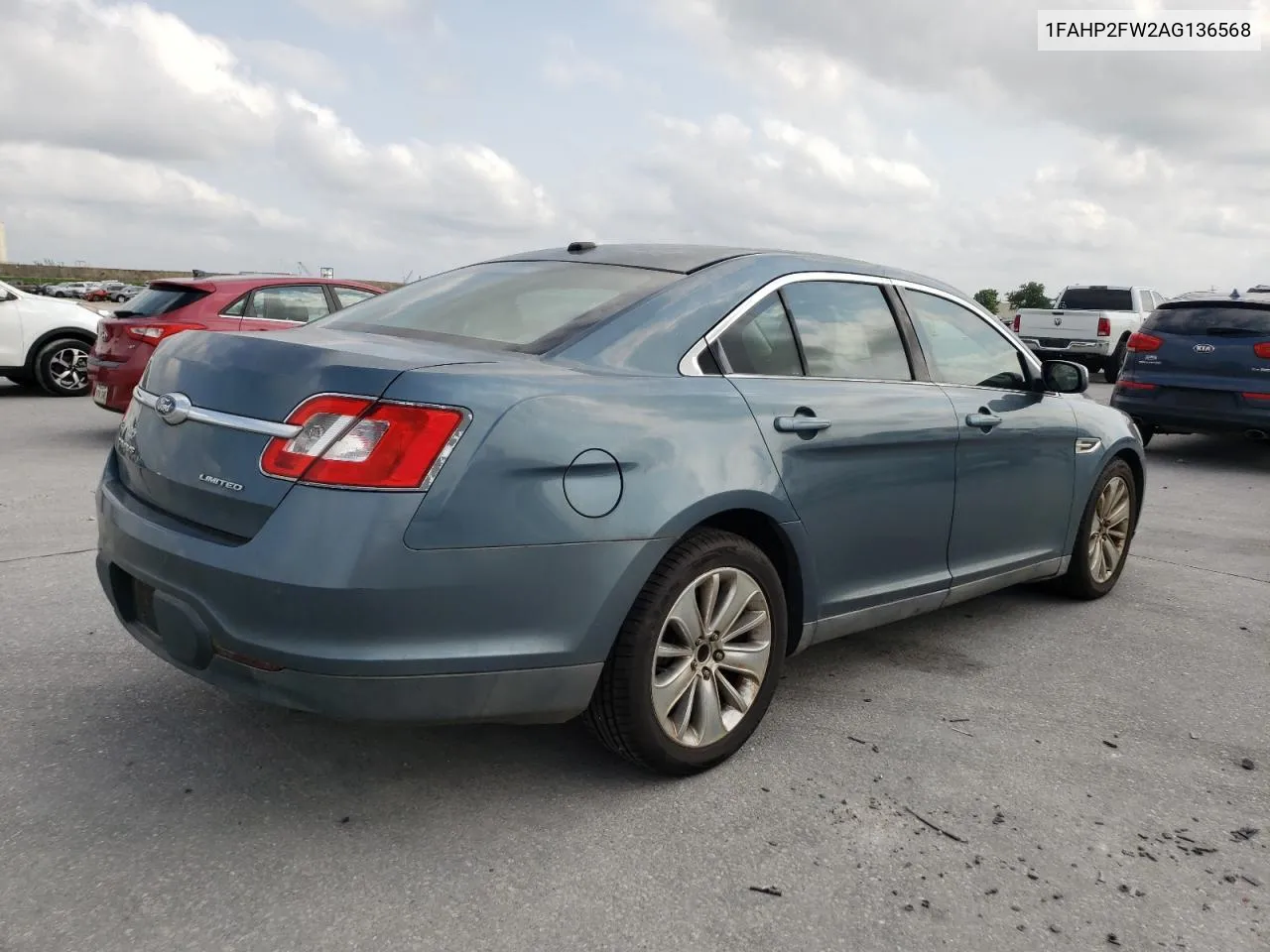 2010 Ford Taurus Limited VIN: 1FAHP2FW2AG136568 Lot: 54190624