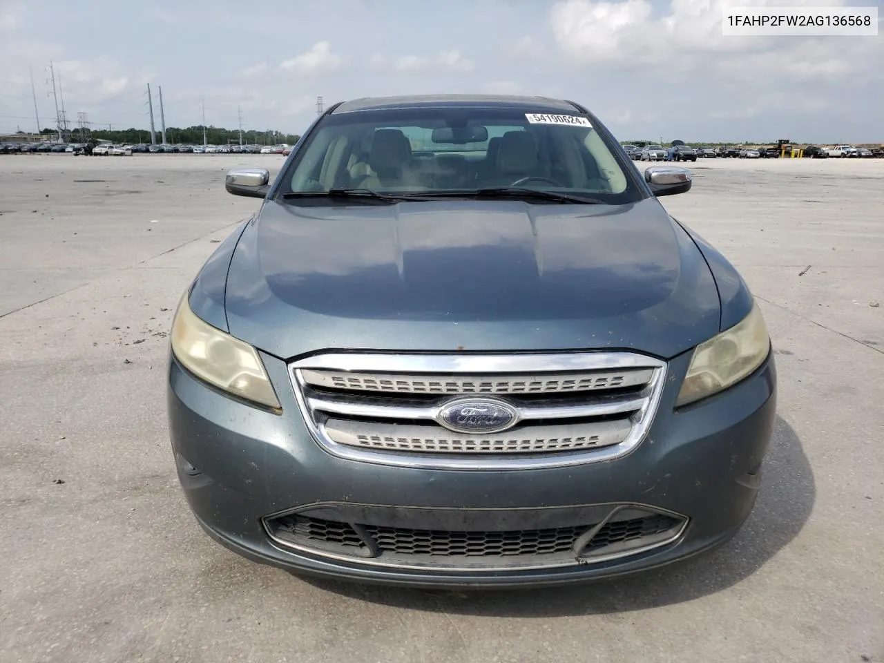 2010 Ford Taurus Limited VIN: 1FAHP2FW2AG136568 Lot: 54190624