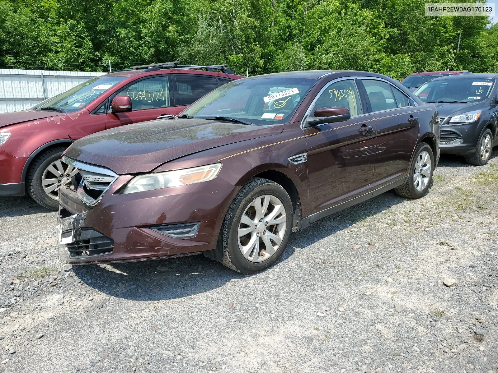 2010 Ford Taurus Sel VIN: 1FAHP2EW0AG170123 Lot: 59115534