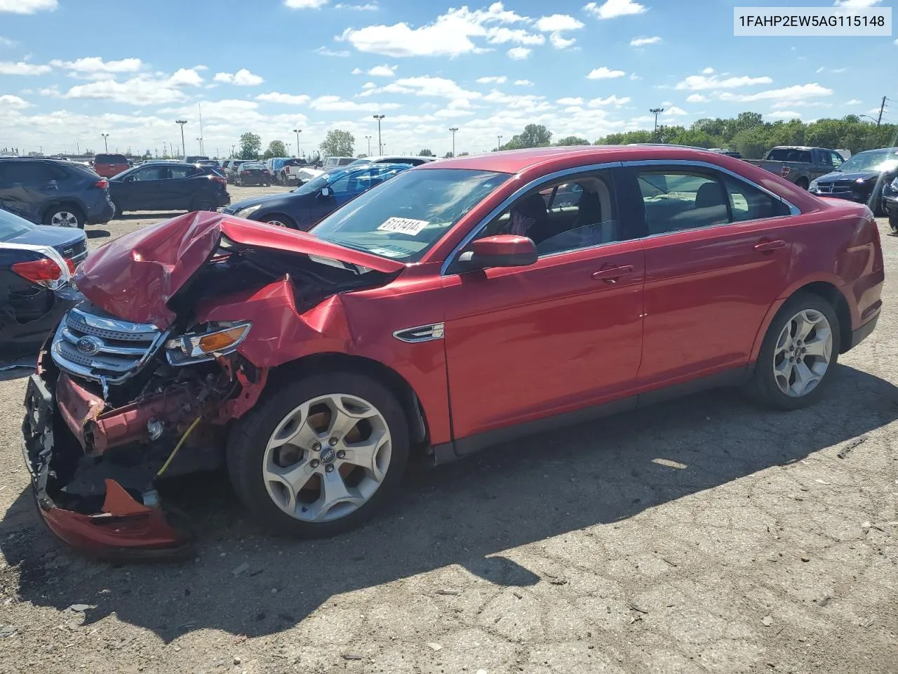 2010 Ford Taurus Sel VIN: 1FAHP2EW5AG115148 Lot: 61131414