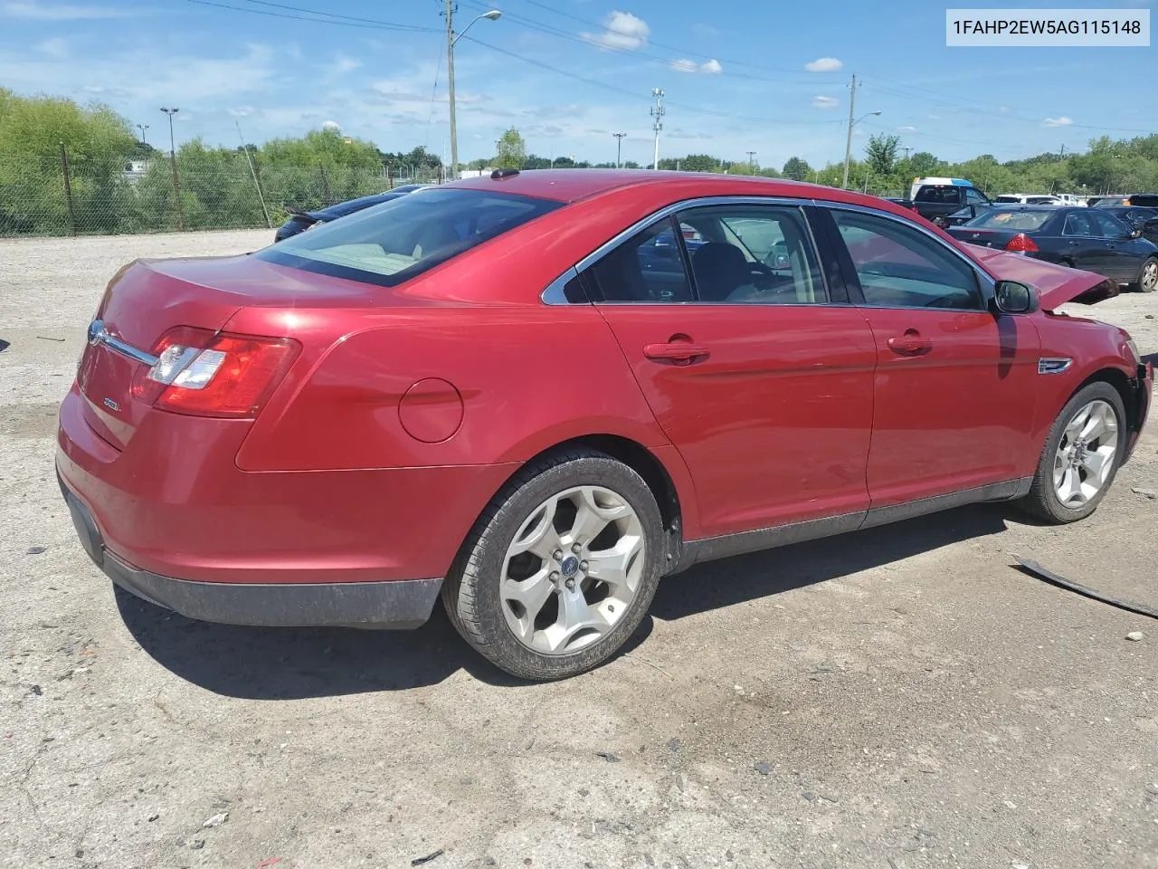 2010 Ford Taurus Sel VIN: 1FAHP2EW5AG115148 Lot: 61131414