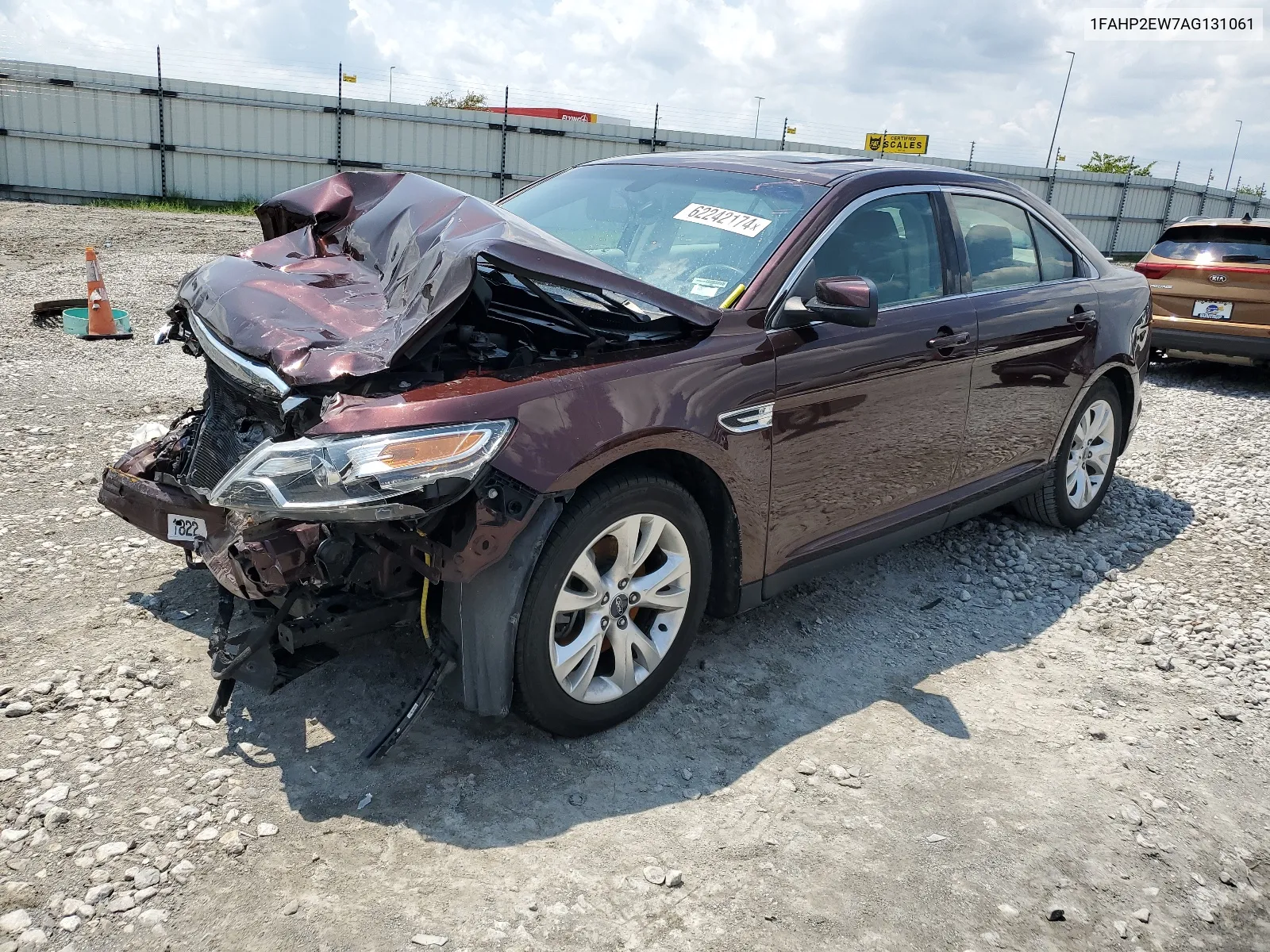 2010 Ford Taurus Sel VIN: 1FAHP2EW7AG131061 Lot: 62242174