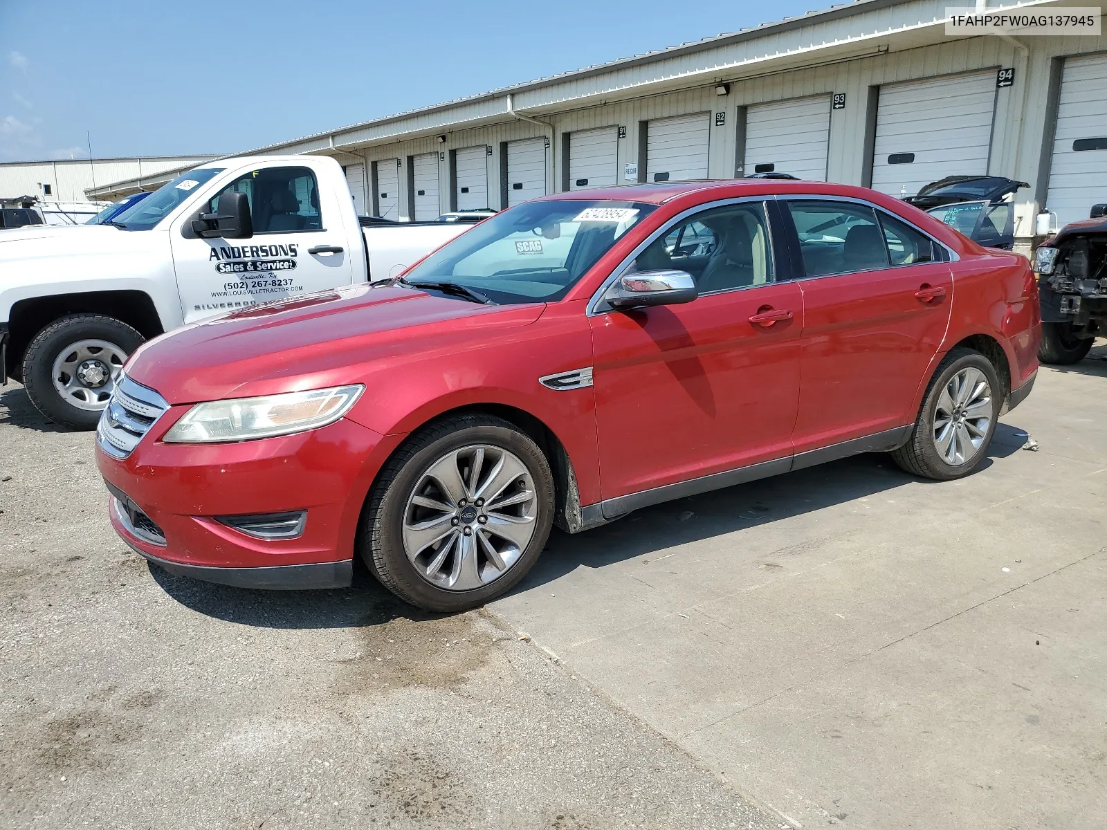 2010 Ford Taurus Limited VIN: 1FAHP2FW0AG137945 Lot: 62428954