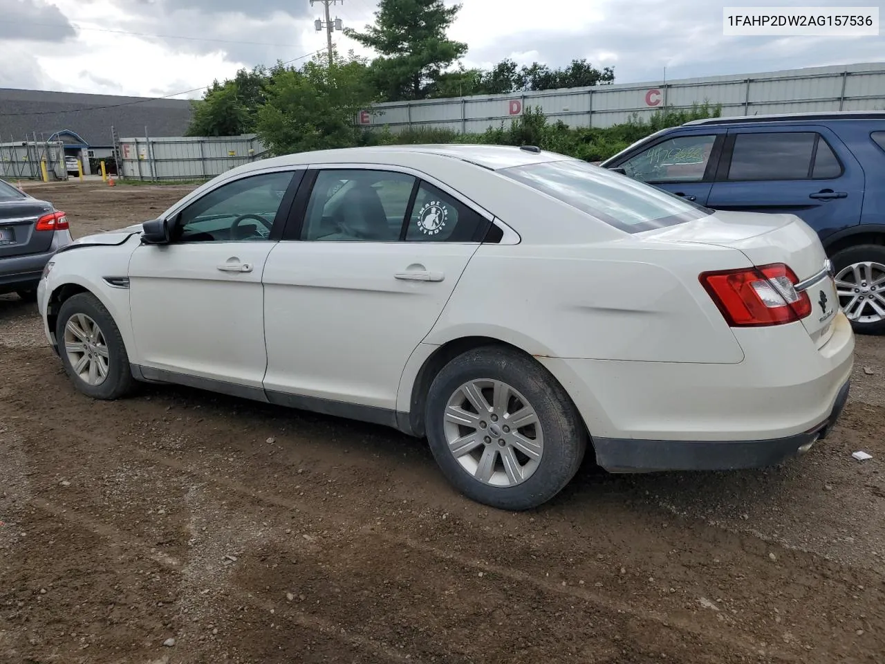 2010 Ford Taurus Se VIN: 1FAHP2DW2AG157536 Lot: 64096864