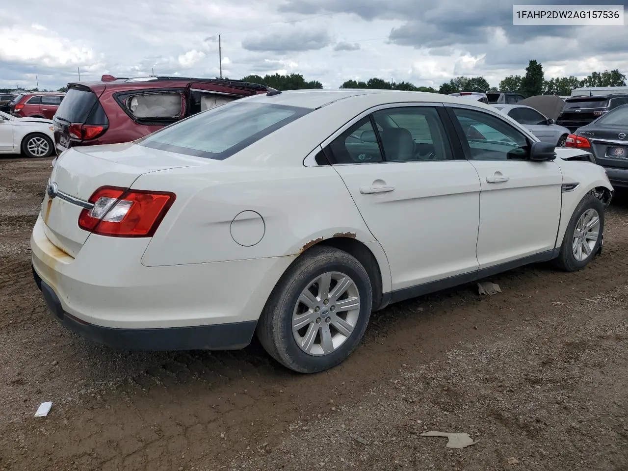 2010 Ford Taurus Se VIN: 1FAHP2DW2AG157536 Lot: 64096864