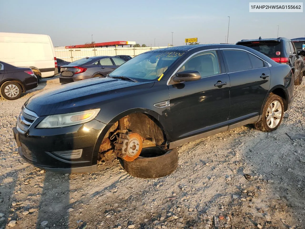 2010 Ford Taurus Sel VIN: 1FAHP2HW5AG155662 Lot: 65792334