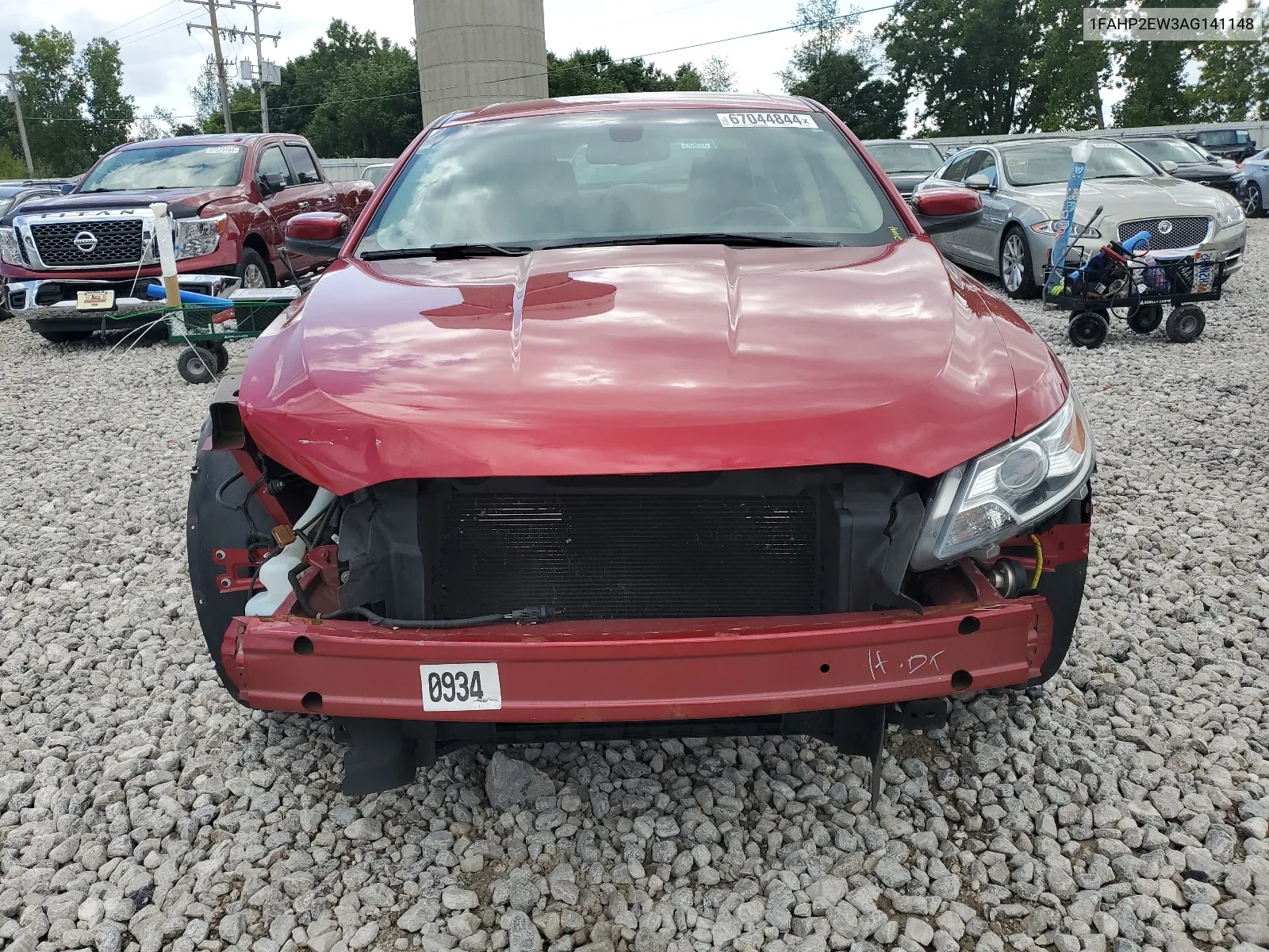 2010 Ford Taurus Sel VIN: 1FAHP2EW3AG141148 Lot: 67044844