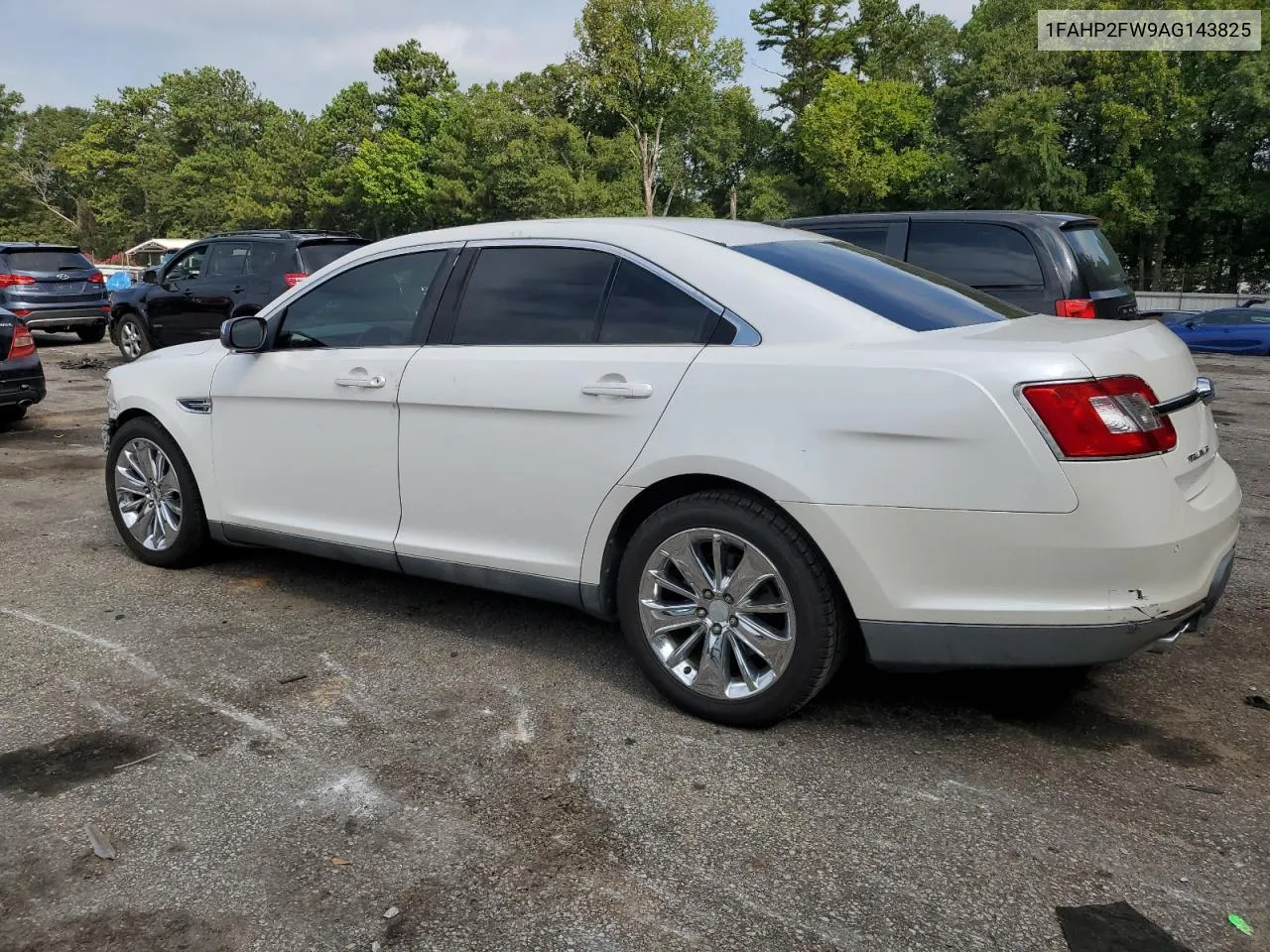 2010 Ford Taurus Limited VIN: 1FAHP2FW9AG143825 Lot: 67850714