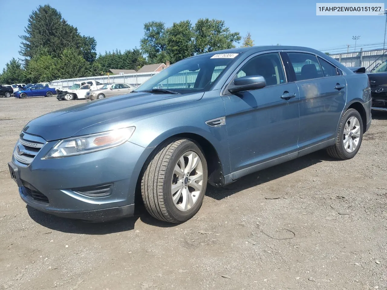 2010 Ford Taurus Sel VIN: 1FAHP2EW0AG151927 Lot: 69276304