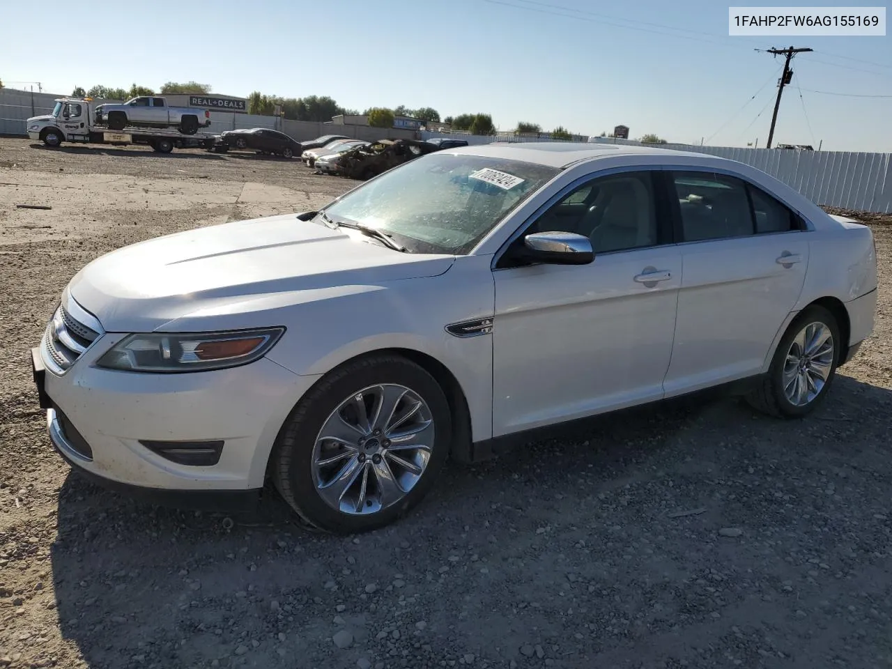 2010 Ford Taurus Limited VIN: 1FAHP2FW6AG155169 Lot: 70062424