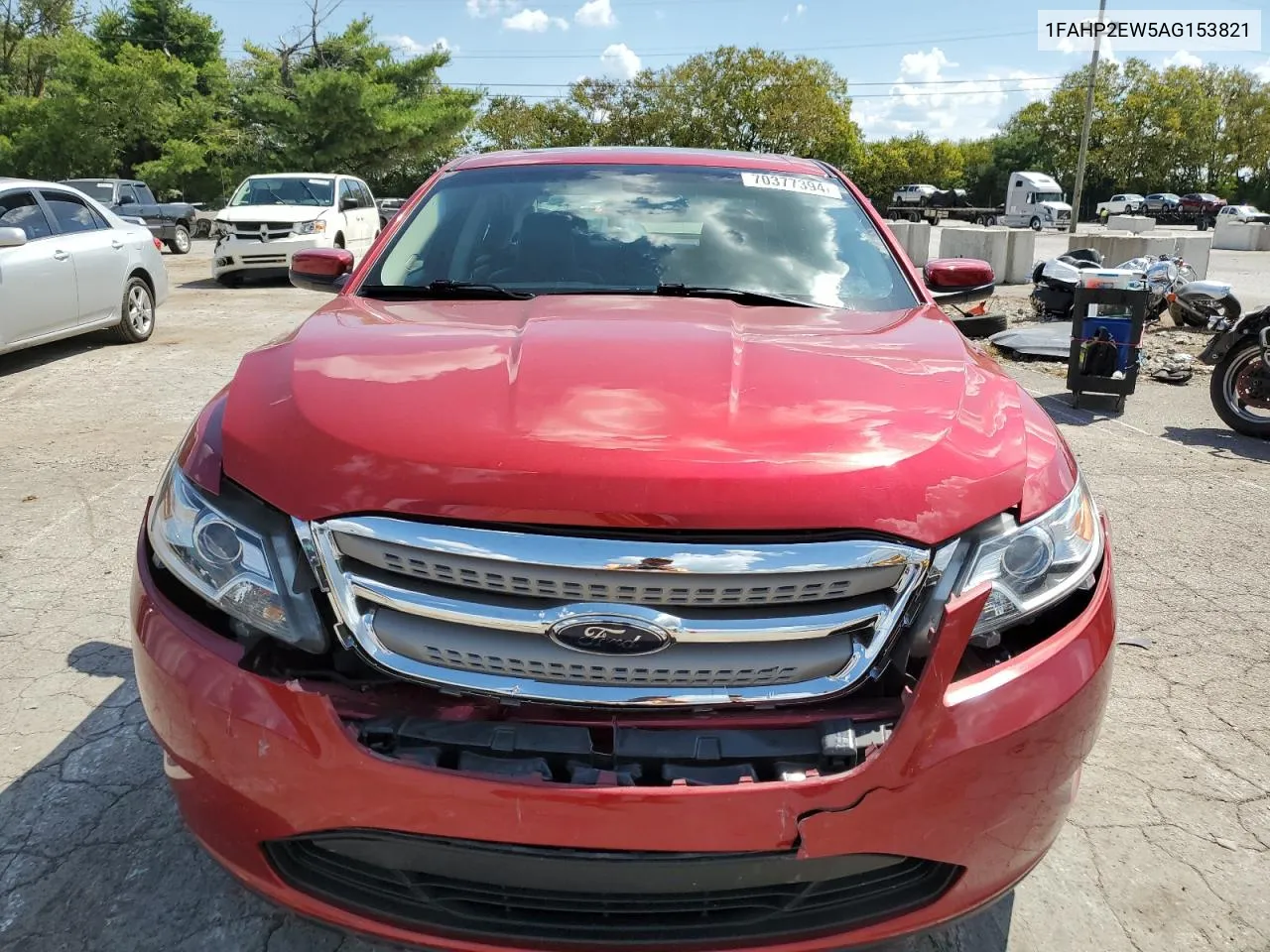 2010 Ford Taurus Sel VIN: 1FAHP2EW5AG153821 Lot: 70377394