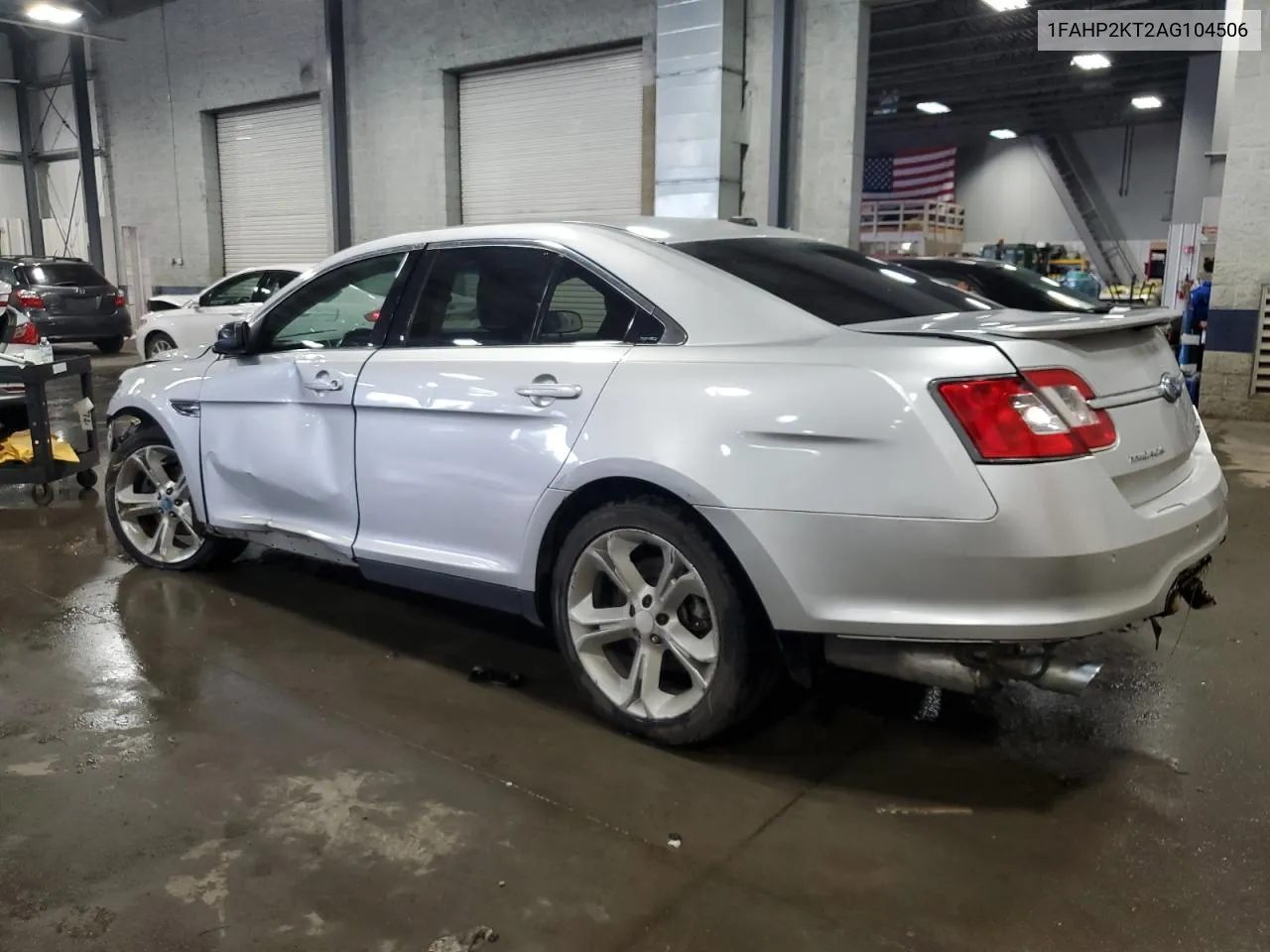 1FAHP2KT2AG104506 2010 Ford Taurus Sho