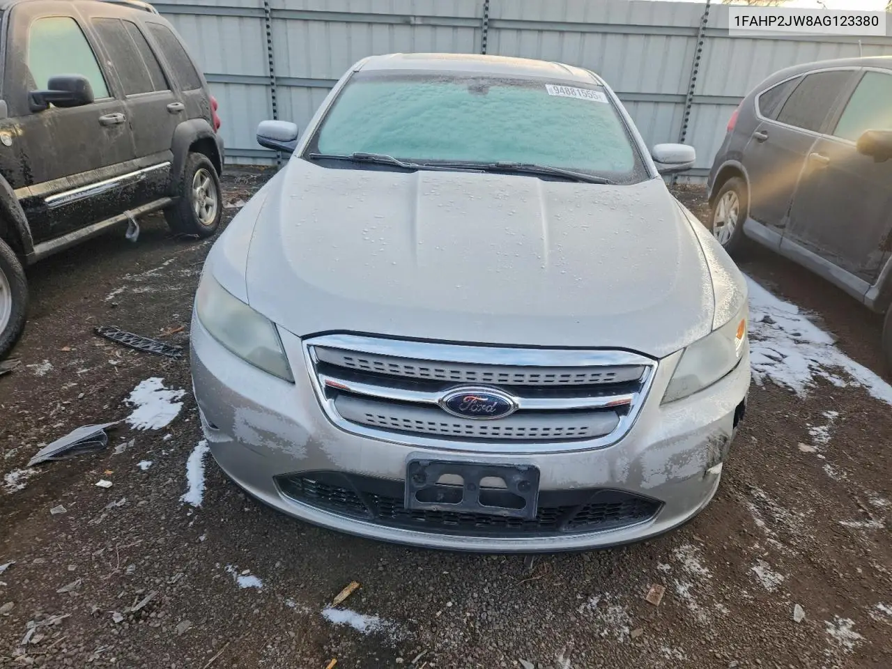1FAHP2JW8AG123380 2010 Ford Taurus Limited