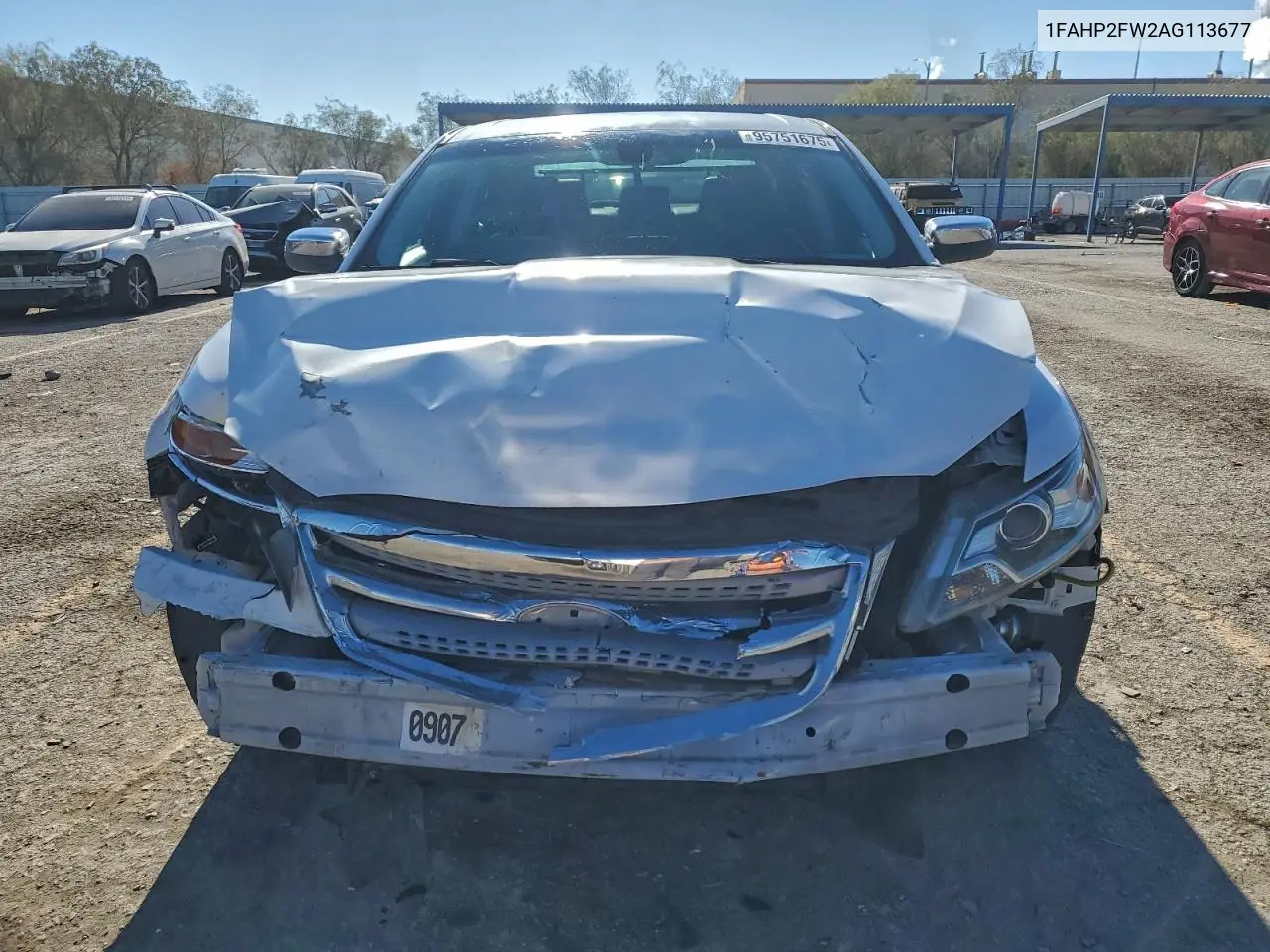 1FAHP2FW2AG113677 2010 Ford Taurus Limited