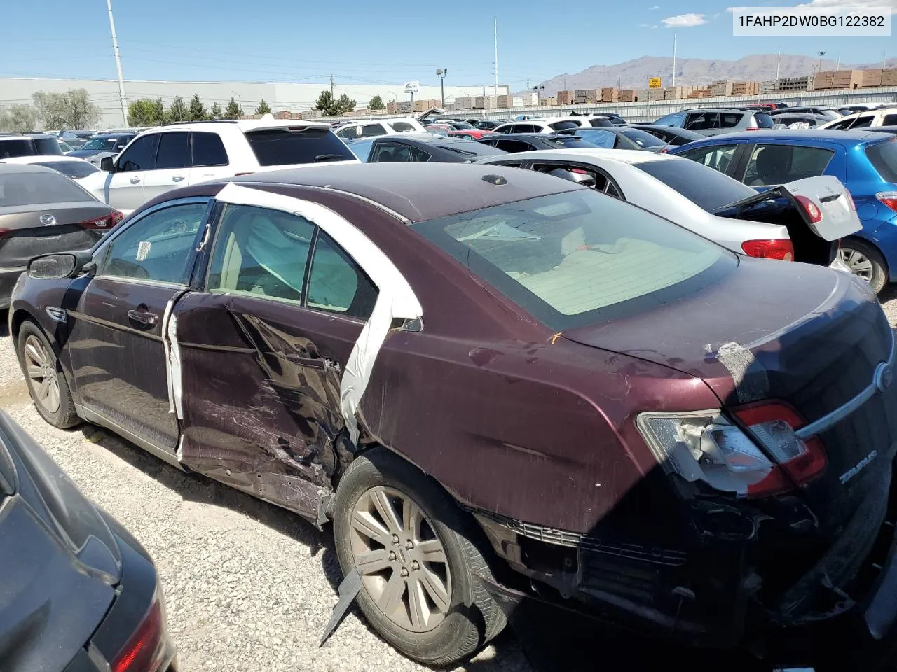 2011 Ford Taurus Se VIN: 1FAHP2DW0BG122382 Lot: 39882784