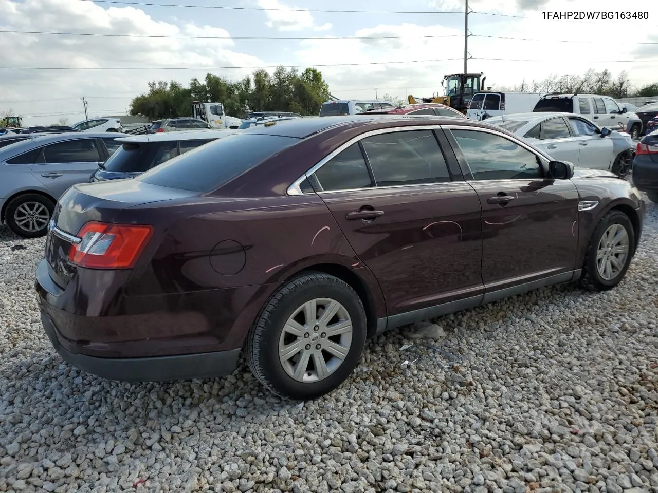 2011 Ford Taurus Se VIN: 1FAHP2DW7BG163480 Lot: 44865414