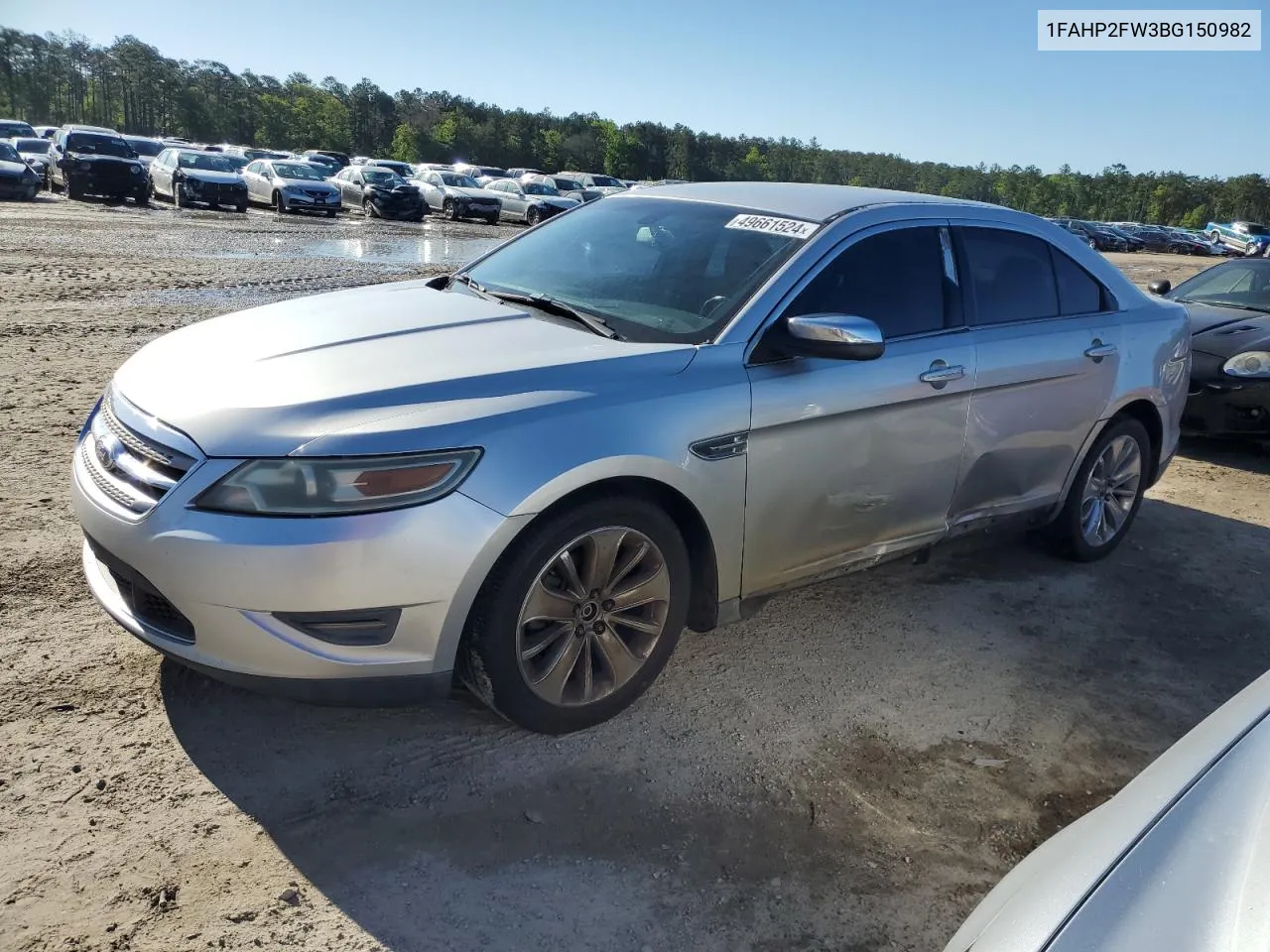 2011 Ford Taurus Limited VIN: 1FAHP2FW3BG150982 Lot: 49661524