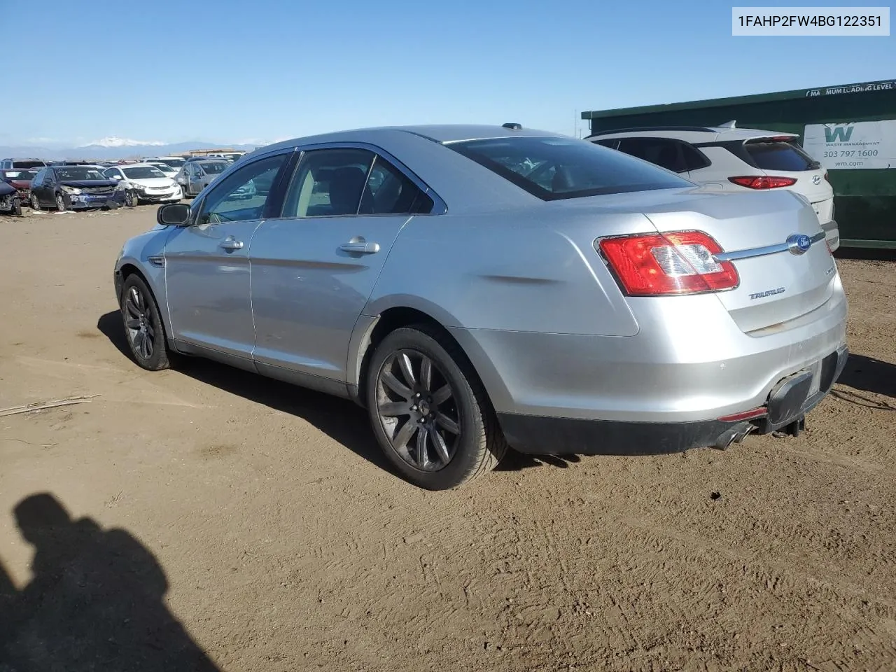 1FAHP2FW4BG122351 2011 Ford Taurus Limited