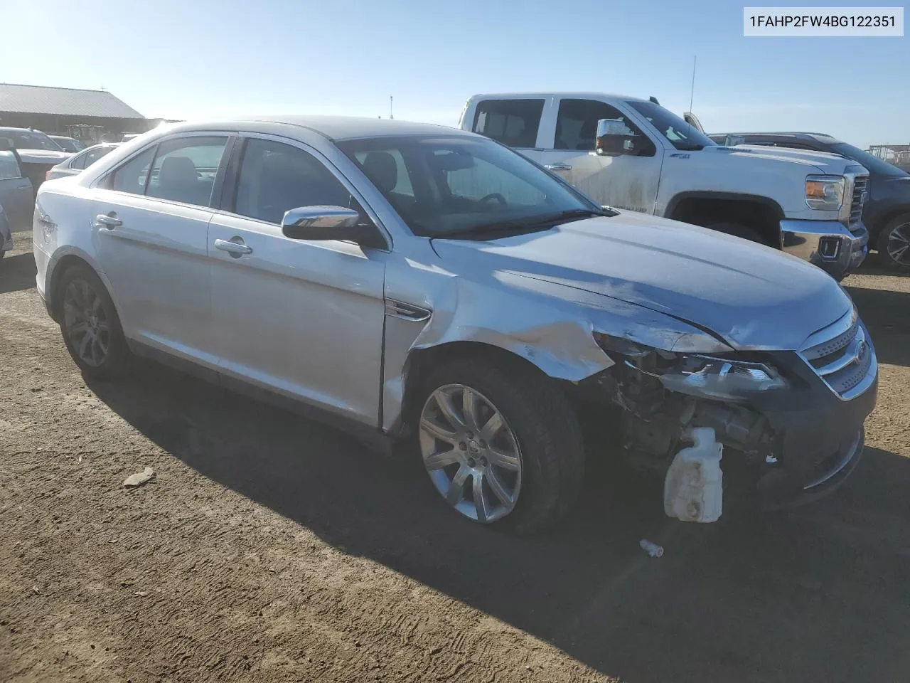 1FAHP2FW4BG122351 2011 Ford Taurus Limited