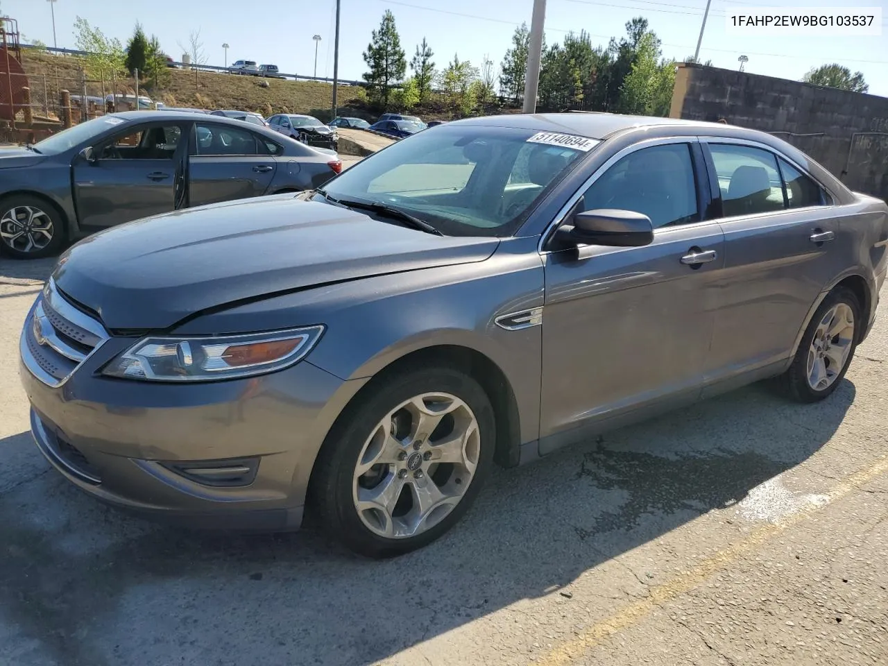 2011 Ford Taurus Sel VIN: 1FAHP2EW9BG103537 Lot: 51140694