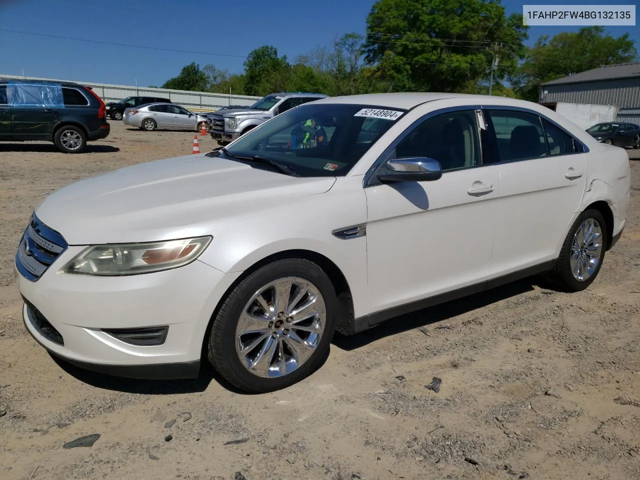 2011 Ford Taurus Limited VIN: 1FAHP2FW4BG132135 Lot: 52148904