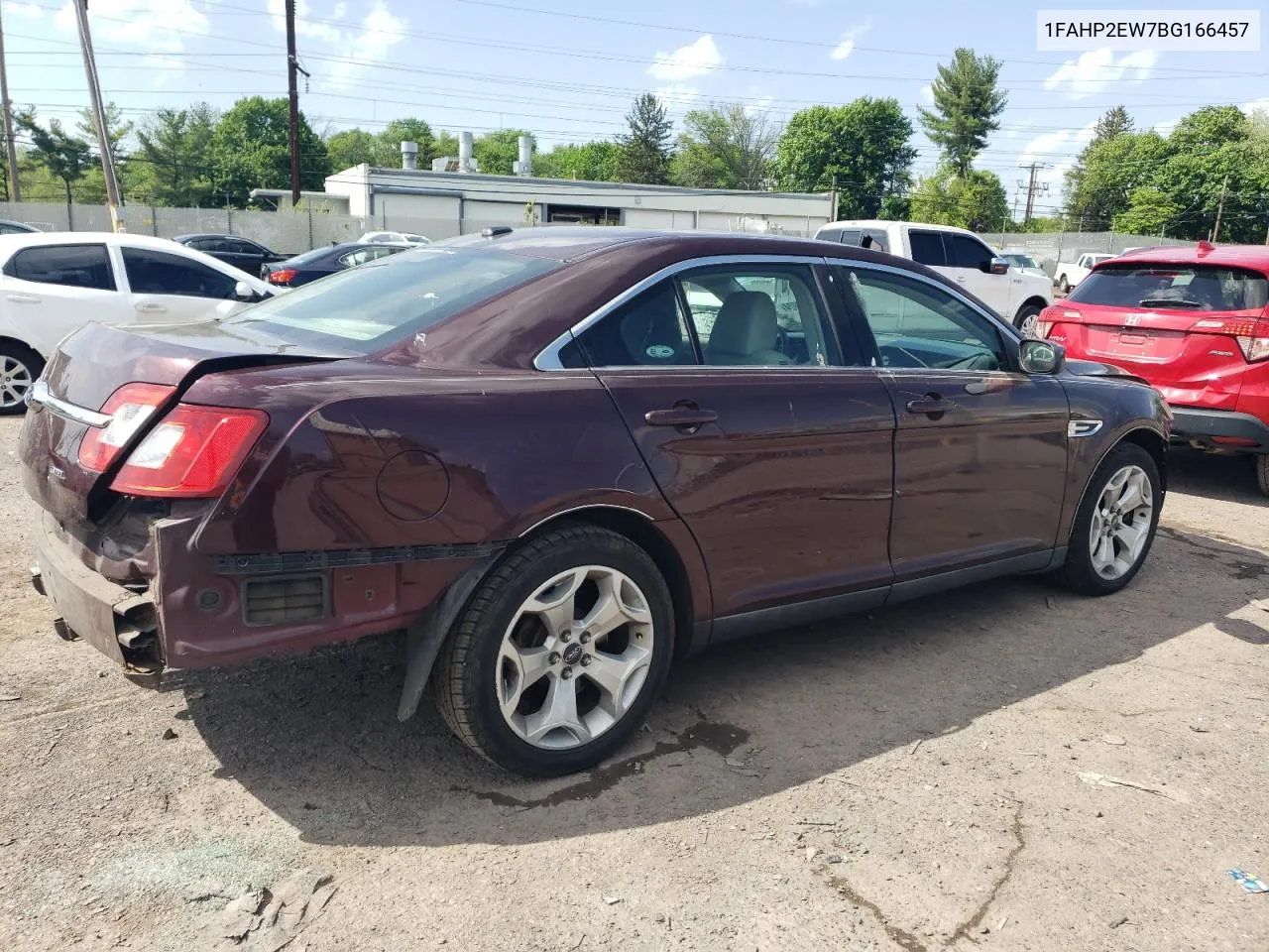 2011 Ford Taurus Sel VIN: 1FAHP2EW7BG166457 Lot: 54042924