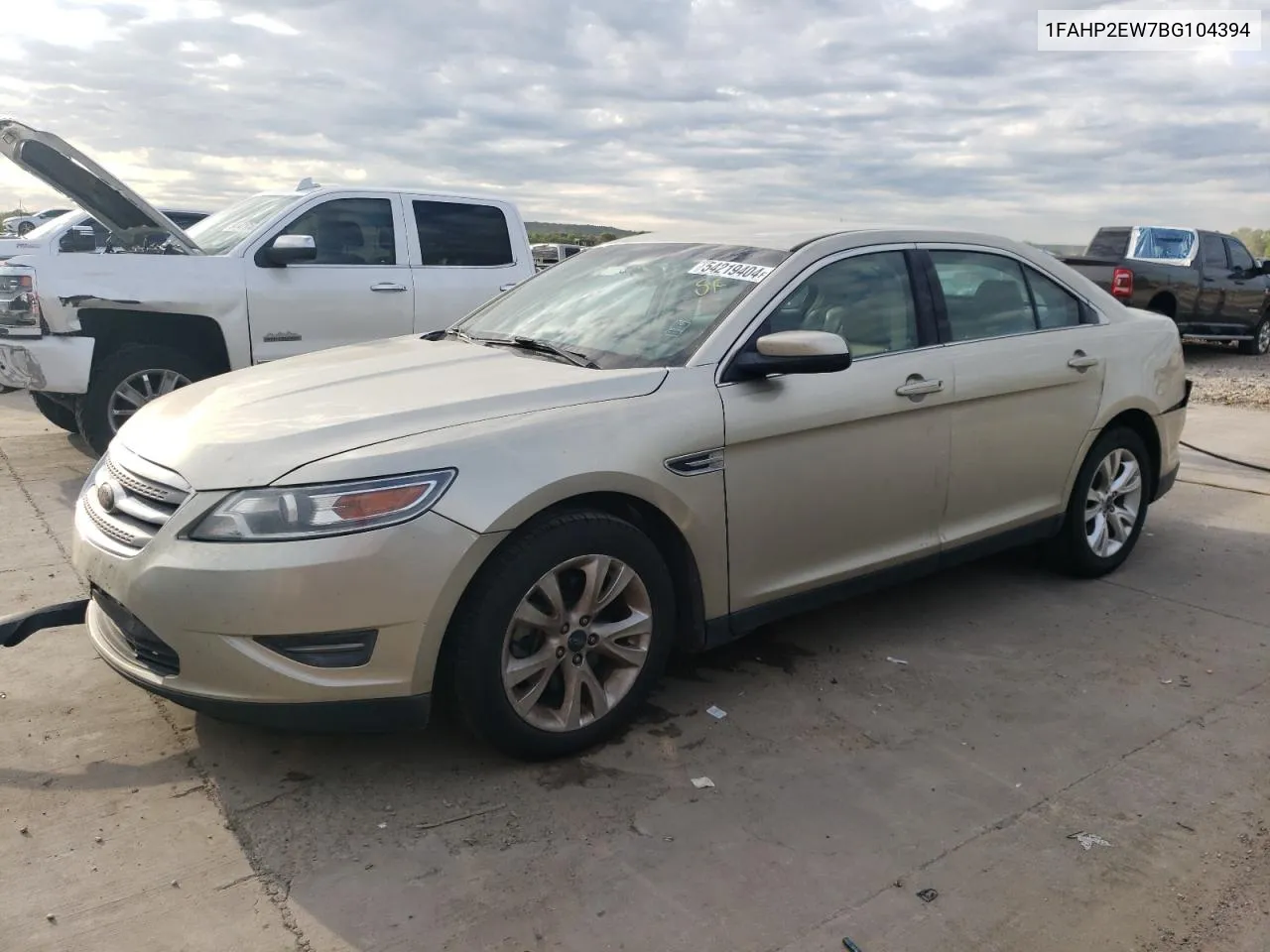 2011 Ford Taurus Sel VIN: 1FAHP2EW7BG104394 Lot: 54219404