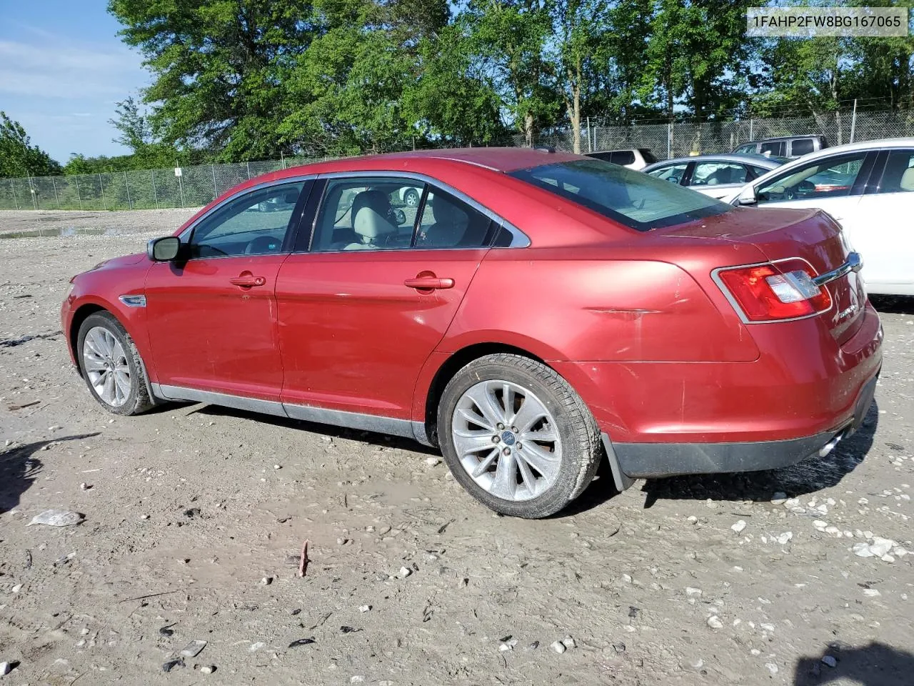 2011 Ford Taurus Limited VIN: 1FAHP2FW8BG167065 Lot: 57637224