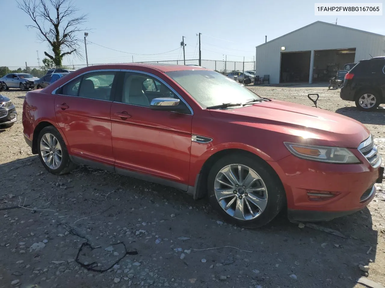 1FAHP2FW8BG167065 2011 Ford Taurus Limited