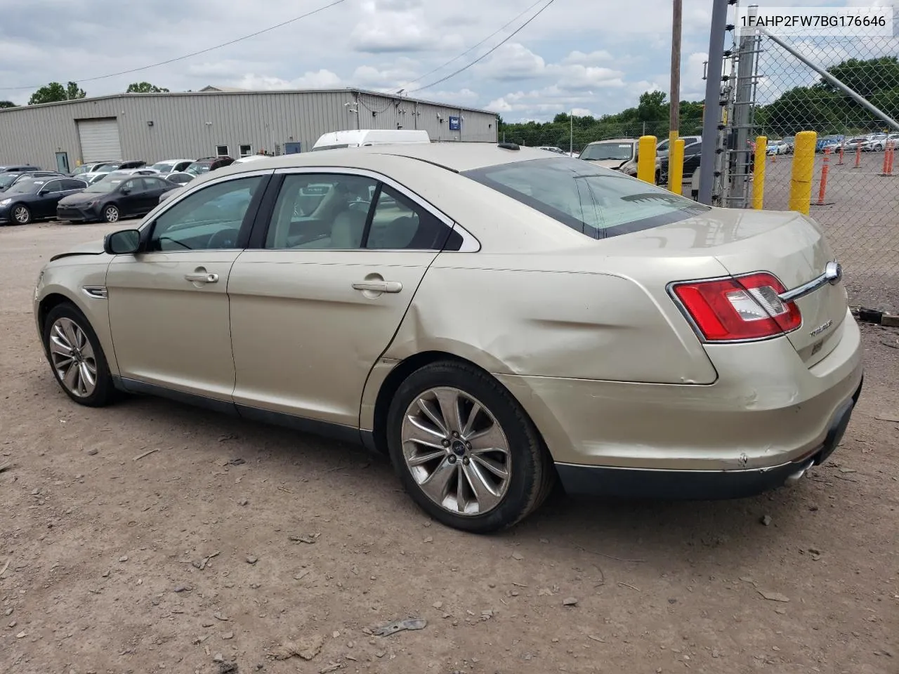 2011 Ford Taurus Limited VIN: 1FAHP2FW7BG176646 Lot: 58503124