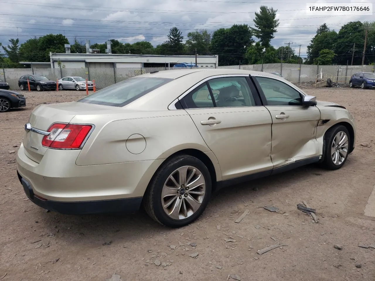 2011 Ford Taurus Limited VIN: 1FAHP2FW7BG176646 Lot: 58503124