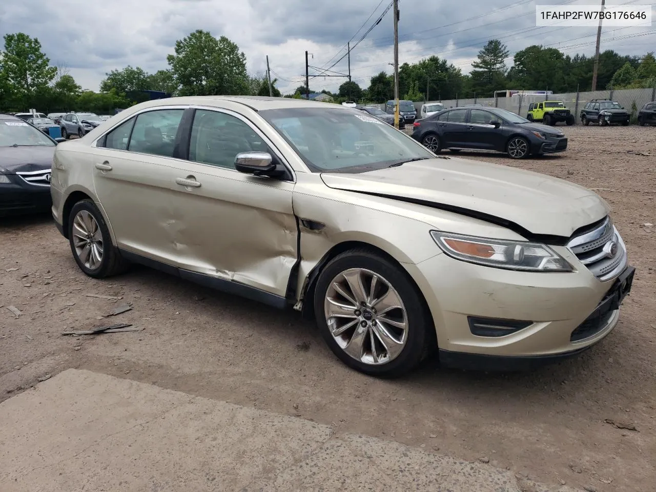 2011 Ford Taurus Limited VIN: 1FAHP2FW7BG176646 Lot: 58503124