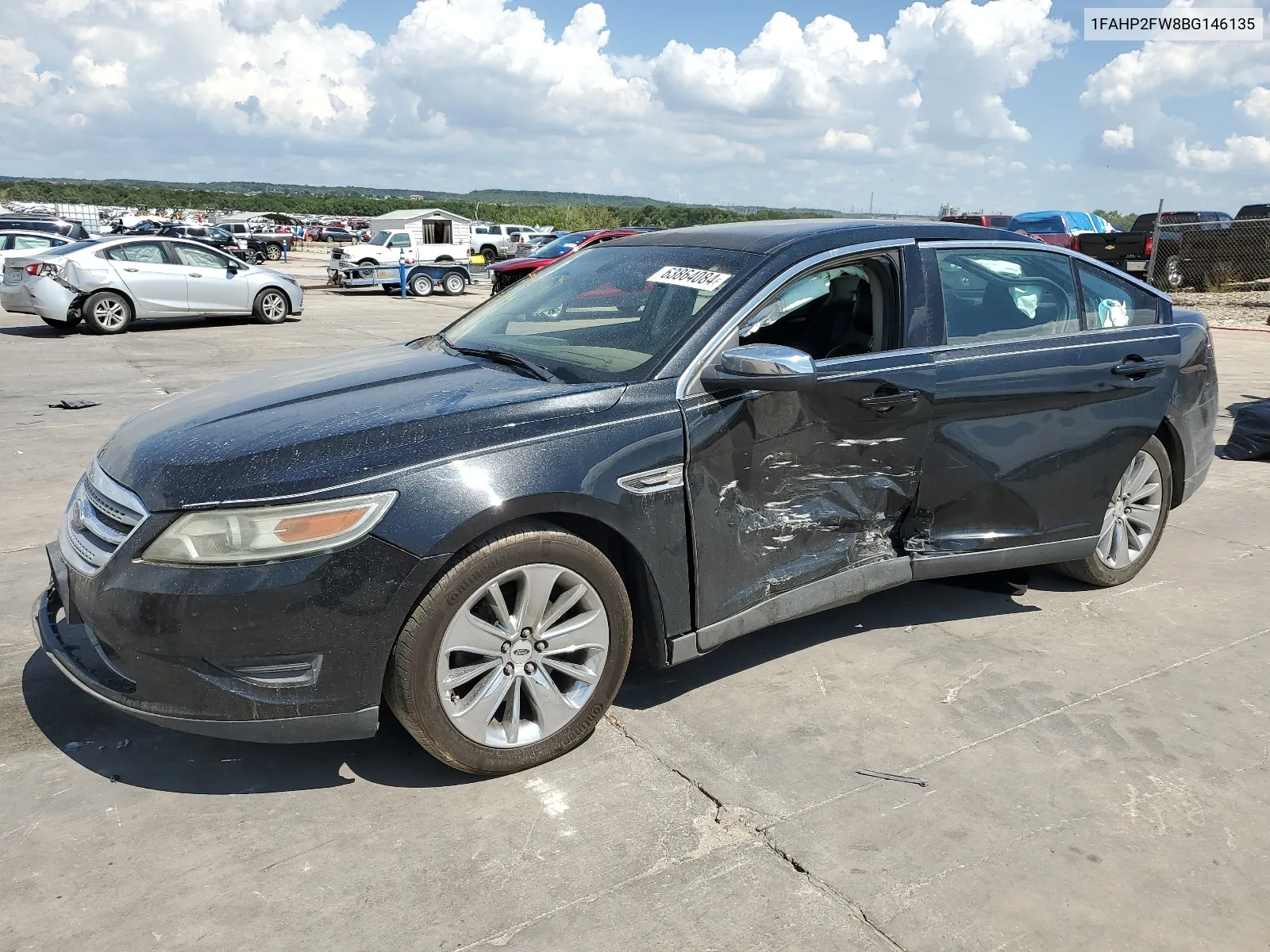 2011 Ford Taurus Limited VIN: 1FAHP2FW8BG146135 Lot: 63864084