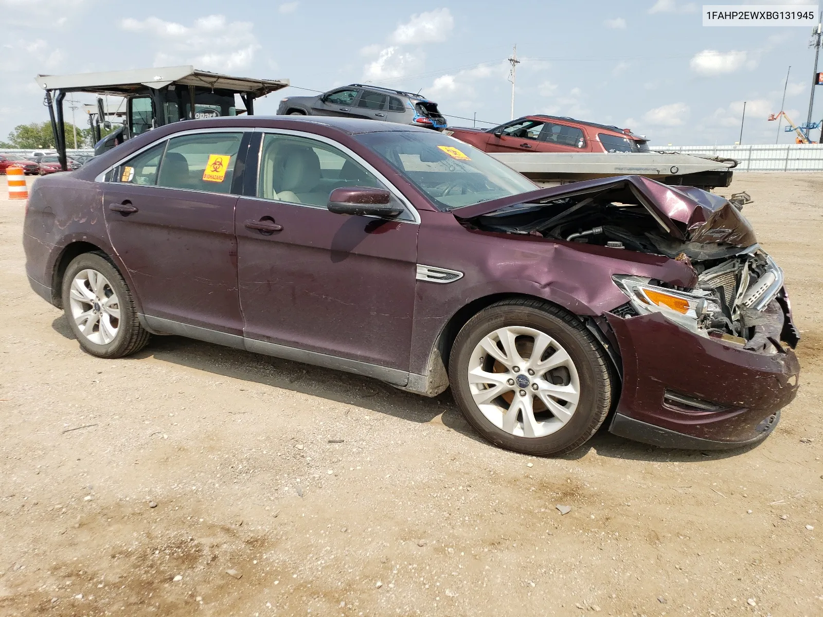 2011 Ford Taurus Sel VIN: 1FAHP2EWXBG131945 Lot: 64410794