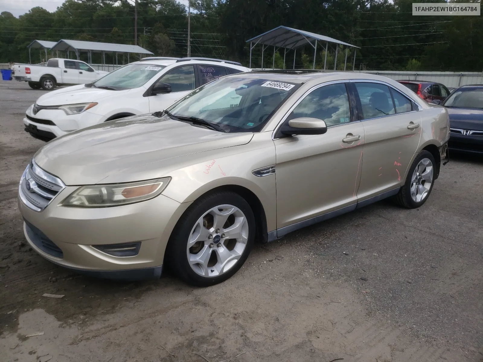 2011 Ford Taurus Sel VIN: 1FAHP2EW1BG164784 Lot: 64669294