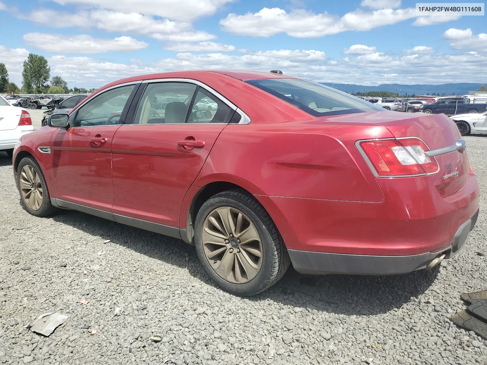 2011 Ford Taurus Limited VIN: 1FAHP2FW4BG111608 Lot: 65440204