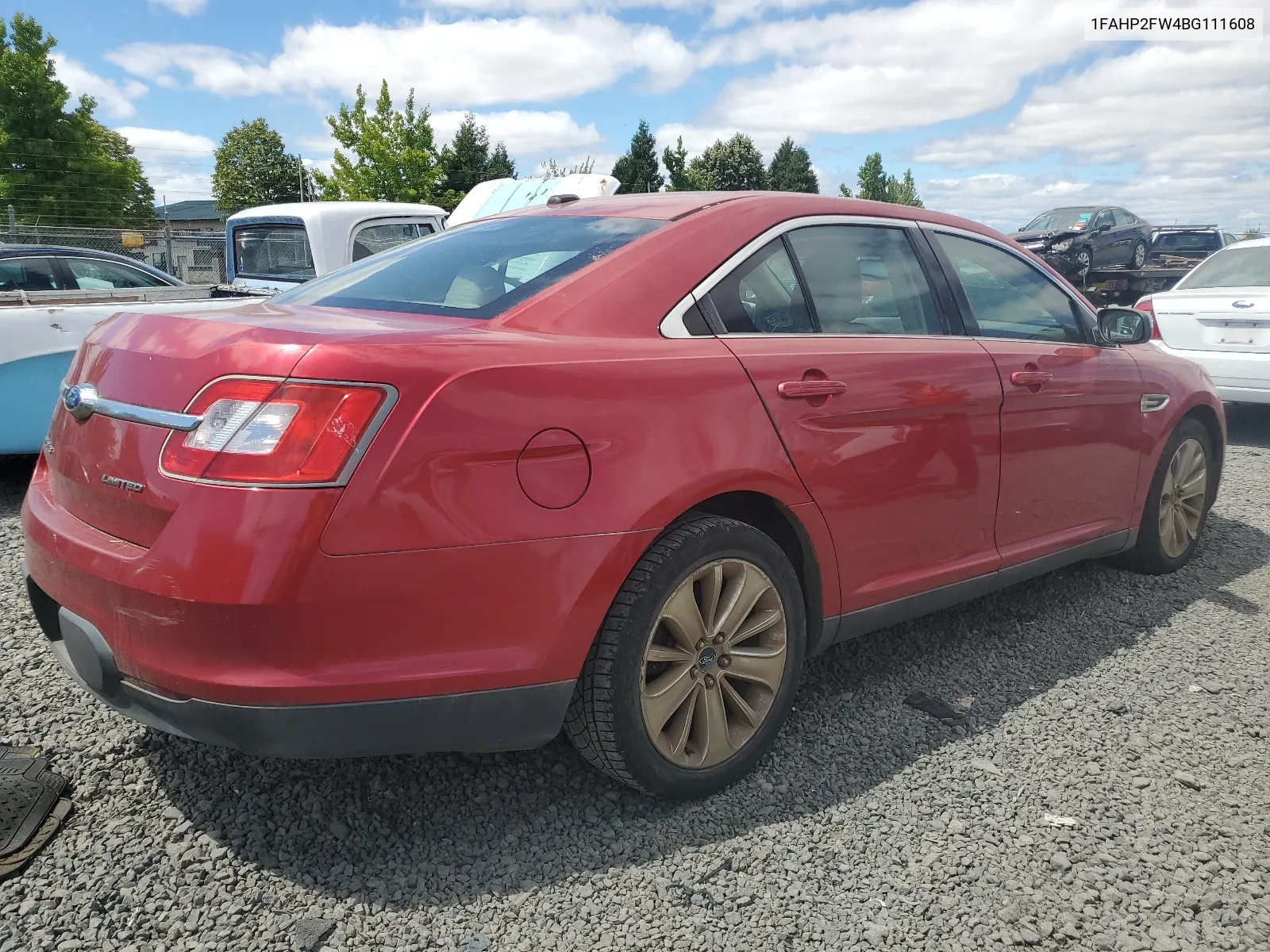 2011 Ford Taurus Limited VIN: 1FAHP2FW4BG111608 Lot: 65440204