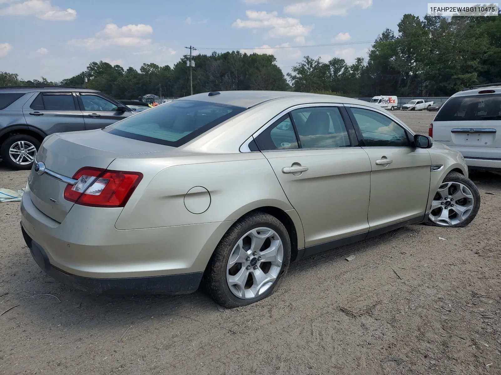 2011 Ford Taurus Sel VIN: 1FAHP2EW4BG110475 Lot: 65661514