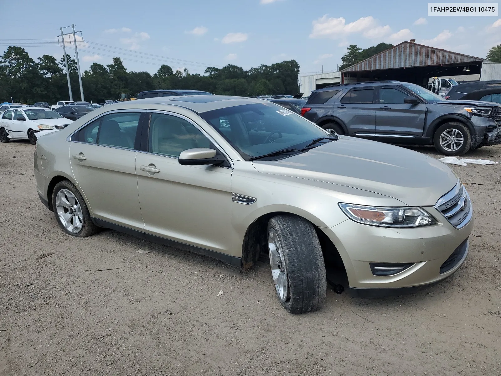 2011 Ford Taurus Sel VIN: 1FAHP2EW4BG110475 Lot: 65661514