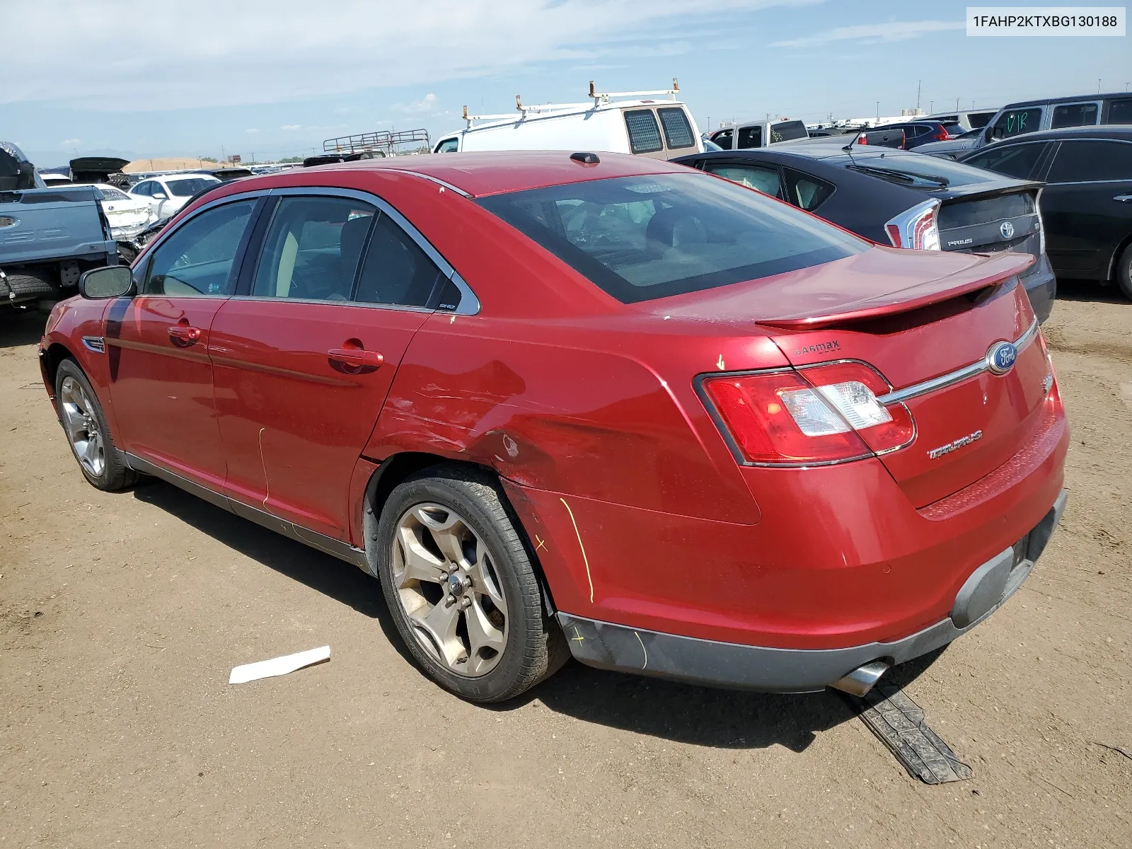 2011 Ford Taurus Sho VIN: 1FAHP2KTXBG130188 Lot: 65797274